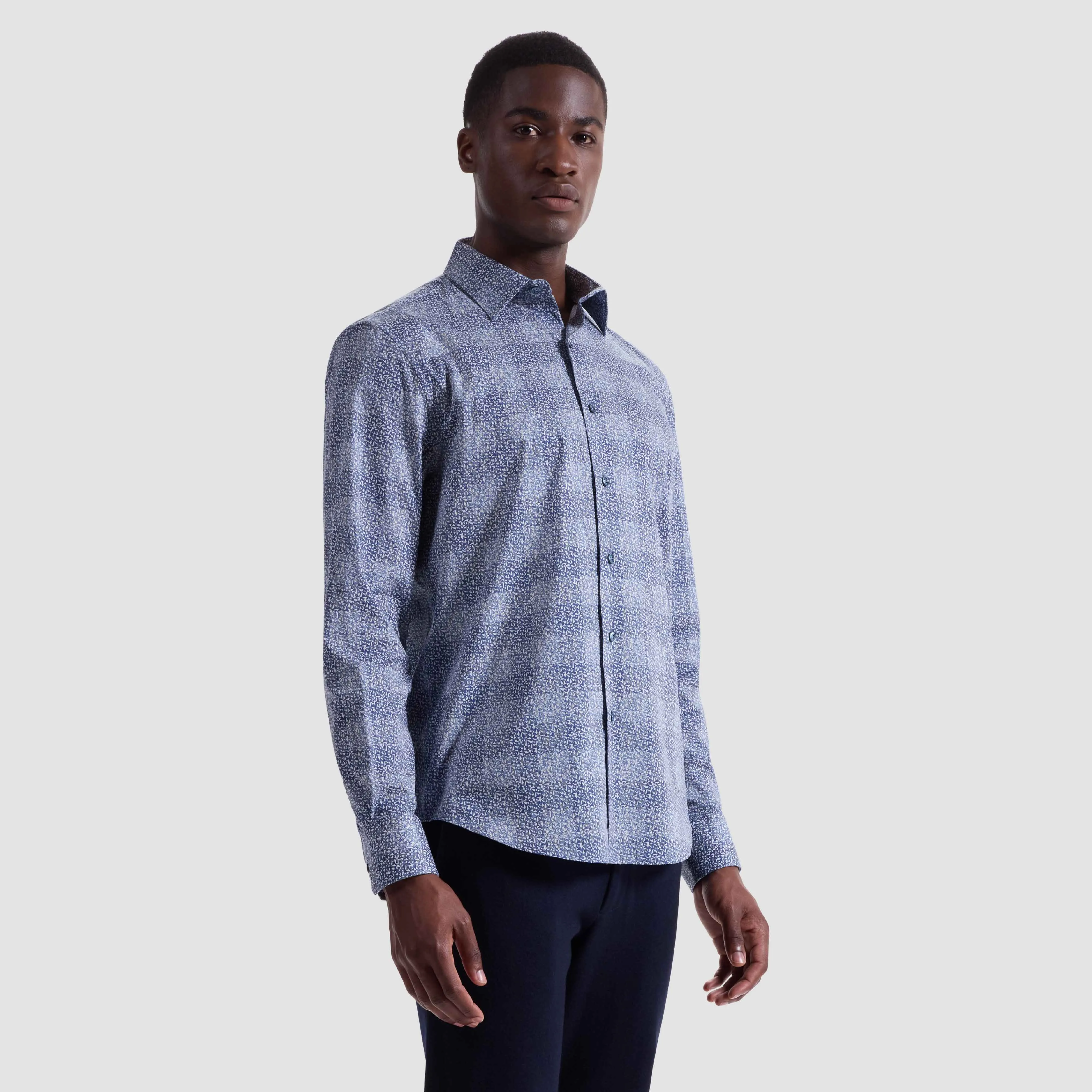 Julian Geometric Shirt sold by Bugatchi product image thumbnail 3