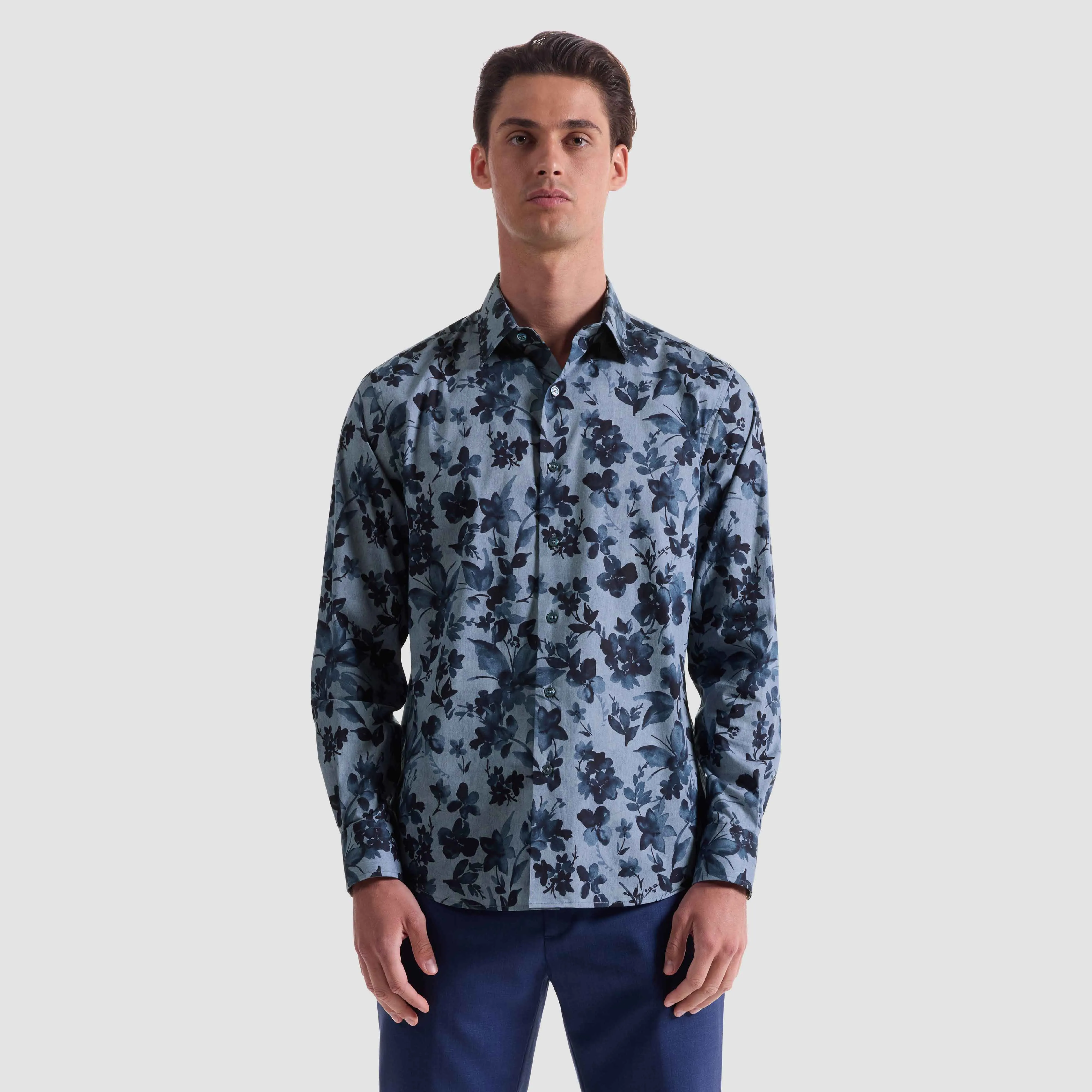 Julian Floral Shirt sold by Bugatchi product image thumbnail 2