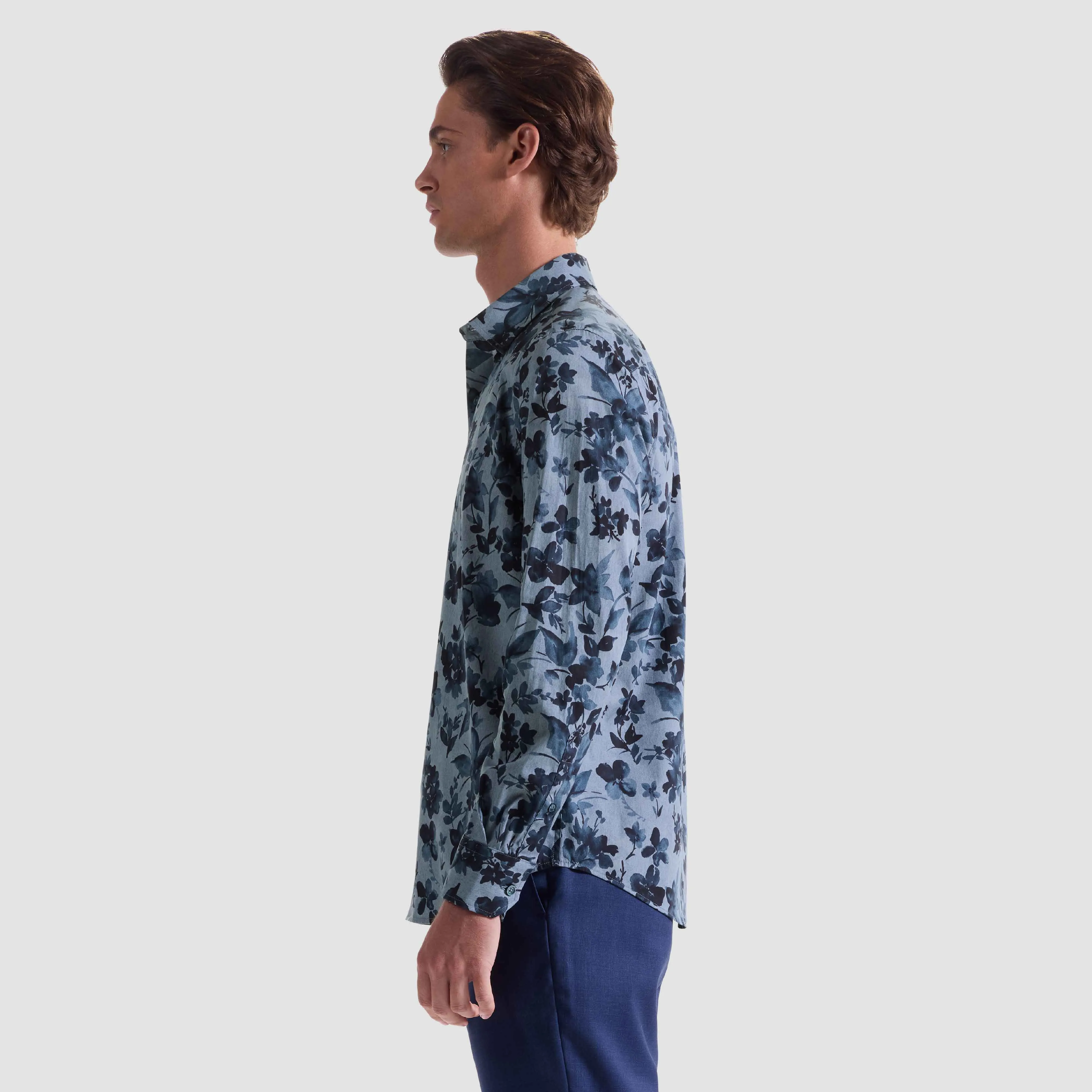 Julian Floral Shirt sold by Bugatchi product image thumbnail 3