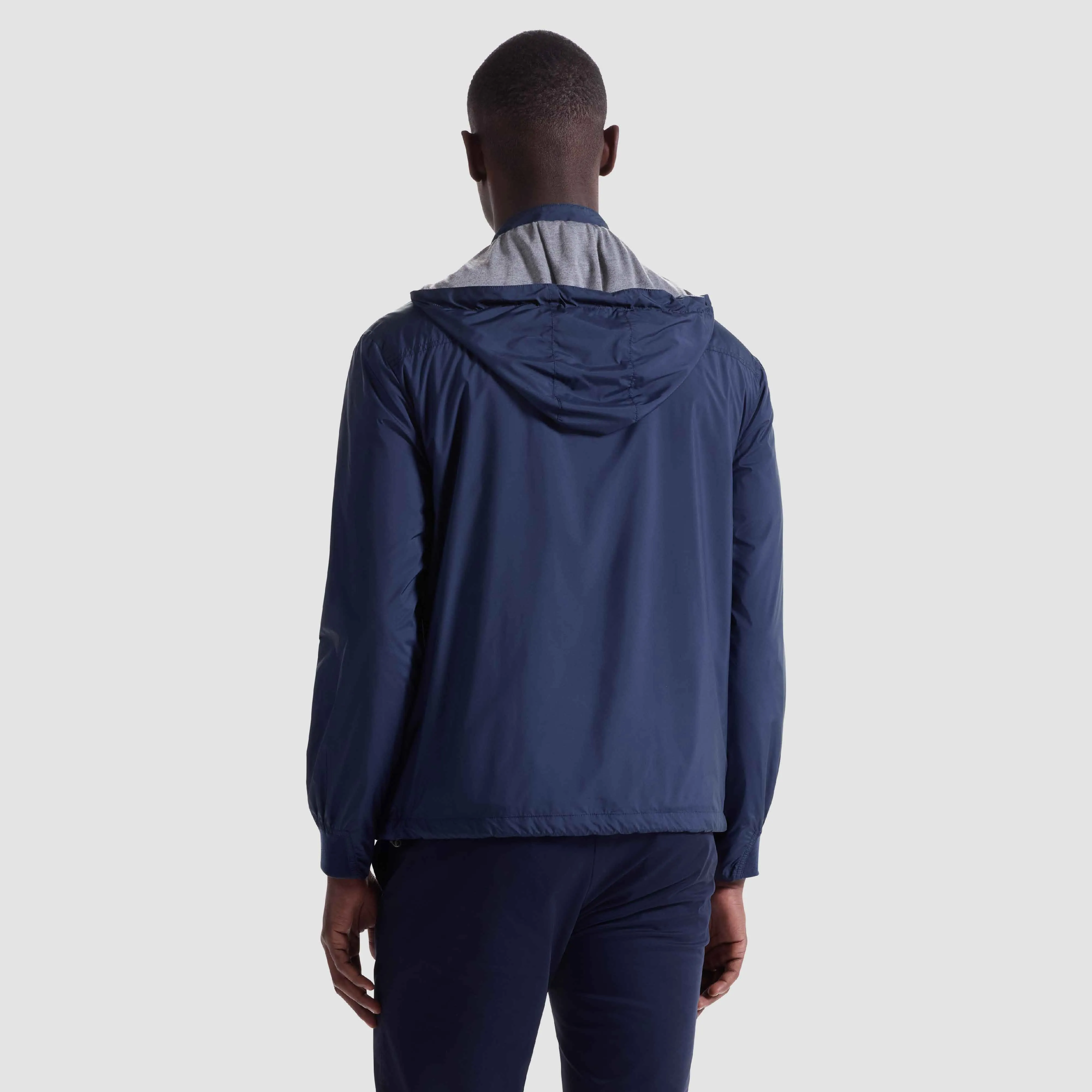 Nylon Windbreaker With Detachable Hood sold by Bugatchi product image thumbnail 4