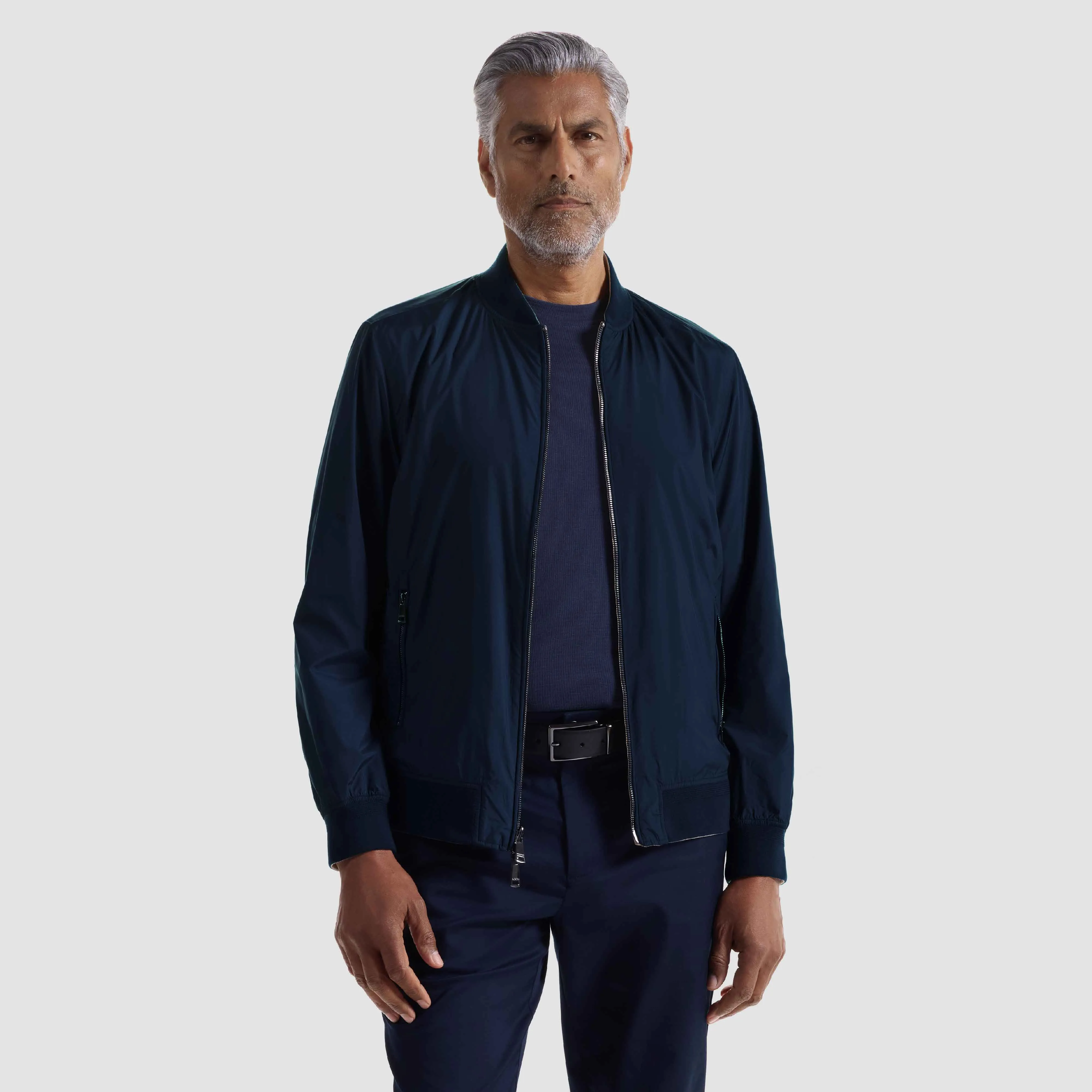 Reversible Nylon Windbreaker sold by Bugatchi product image thumbnail 3