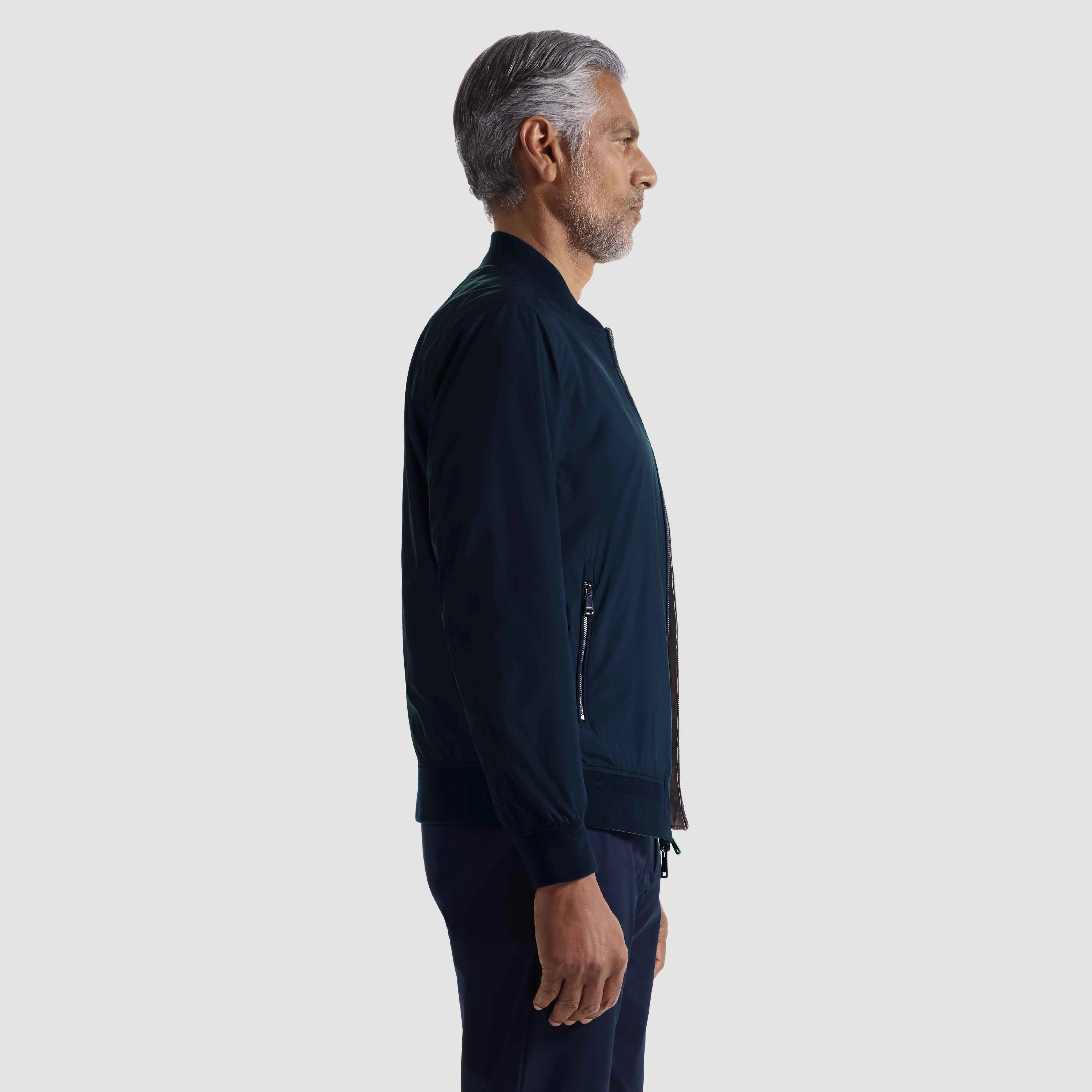 Reversible Nylon Windbreaker sold by Bugatchi product image thumbnail 4