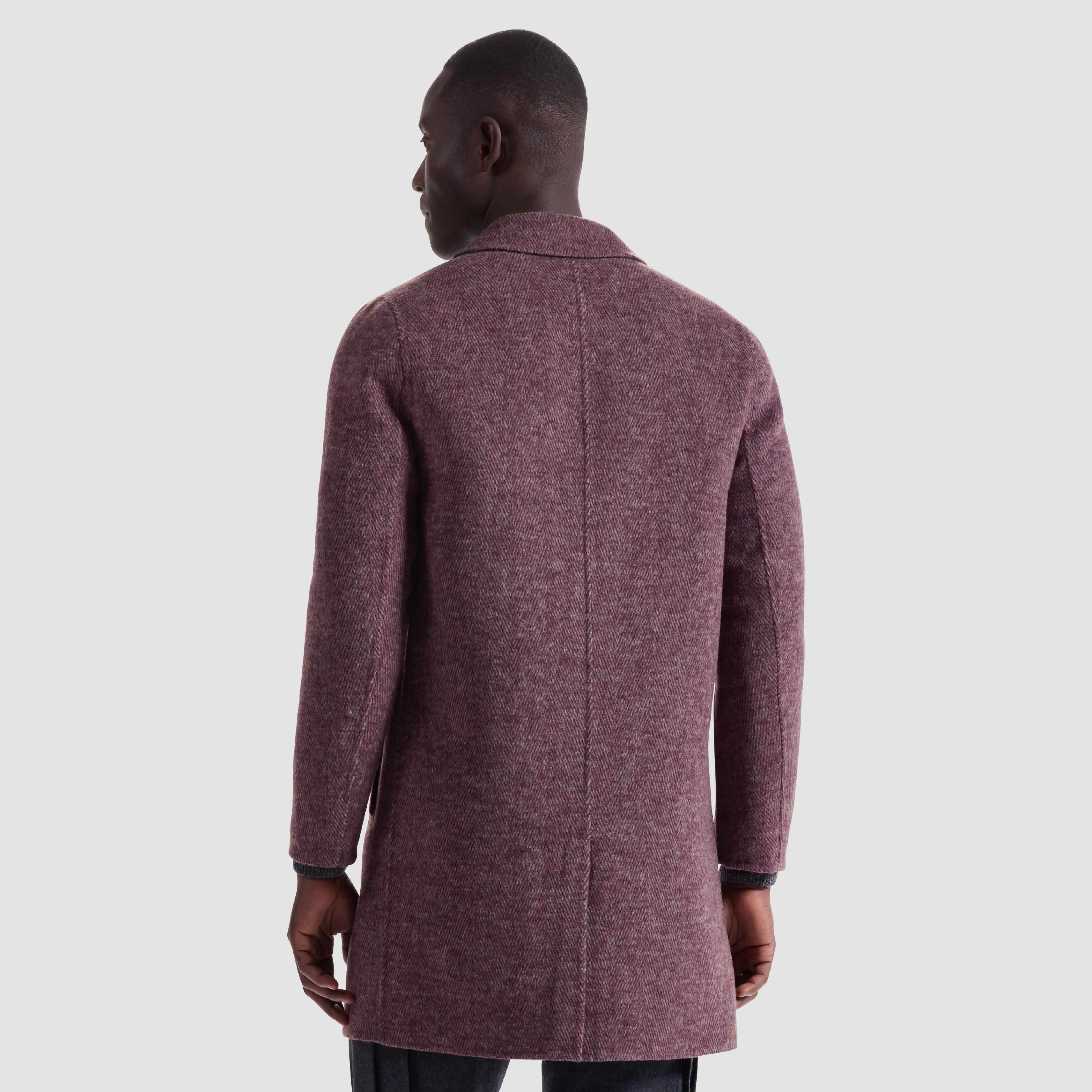 Herringbone Coat sold by Bugatchi product image thumbnail 4