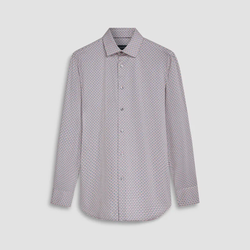 James Geometric OoohCotton Shirt sold by Bugatchi