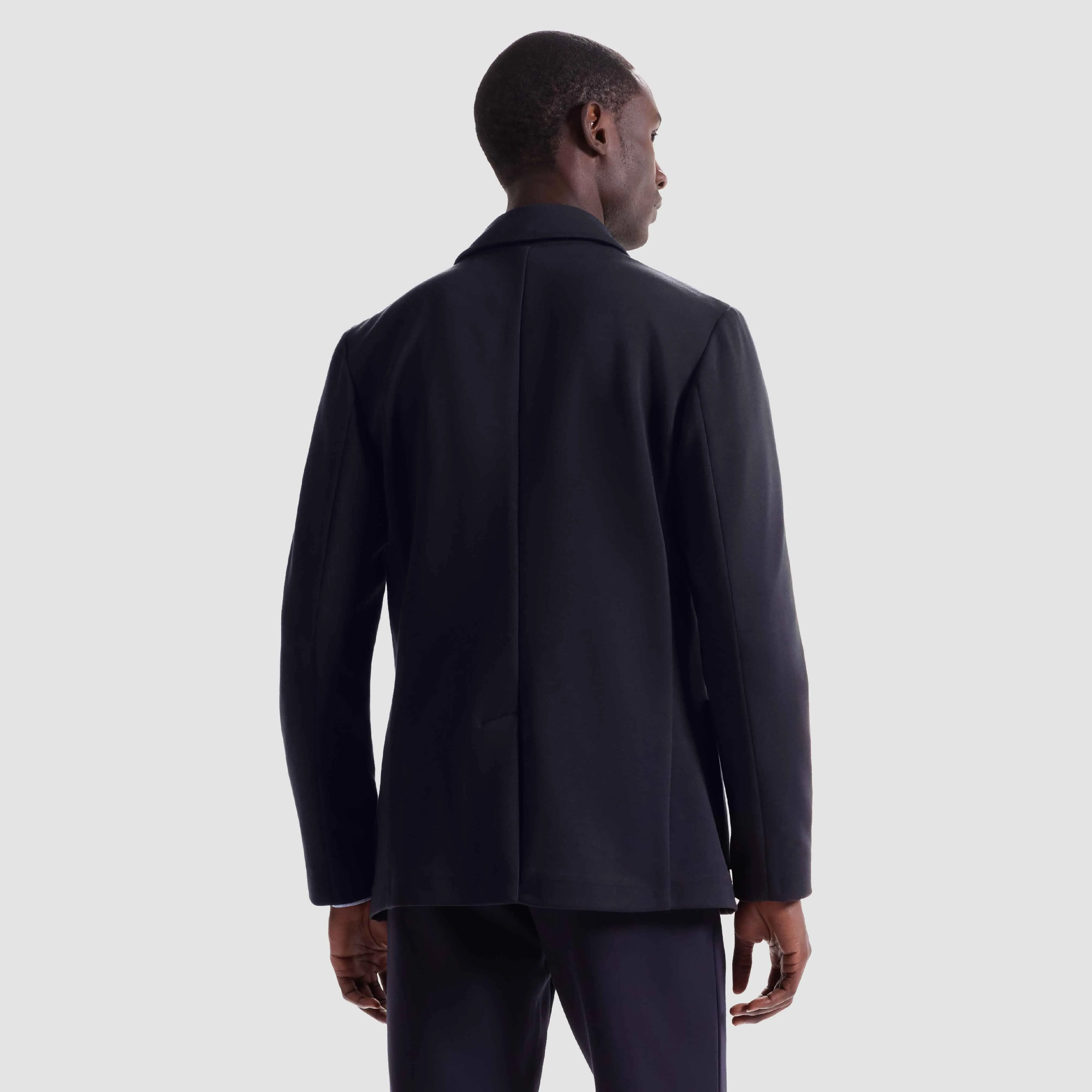 Soft Touch Two-Button Knit Blazer sold by Bugatchi product image thumbnail 4