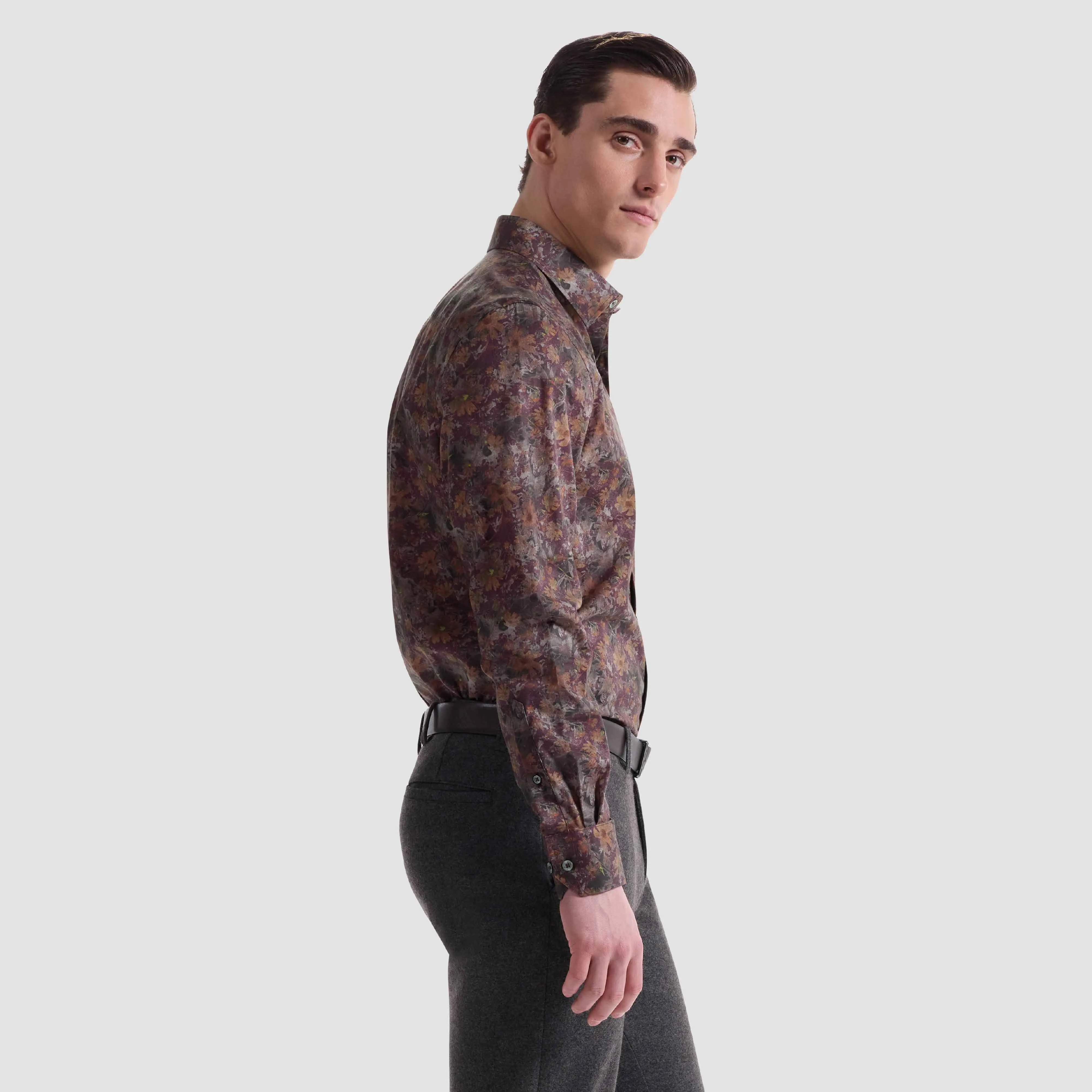 Julian Floral Shirt sold by Bugatchi product image thumbnail 3