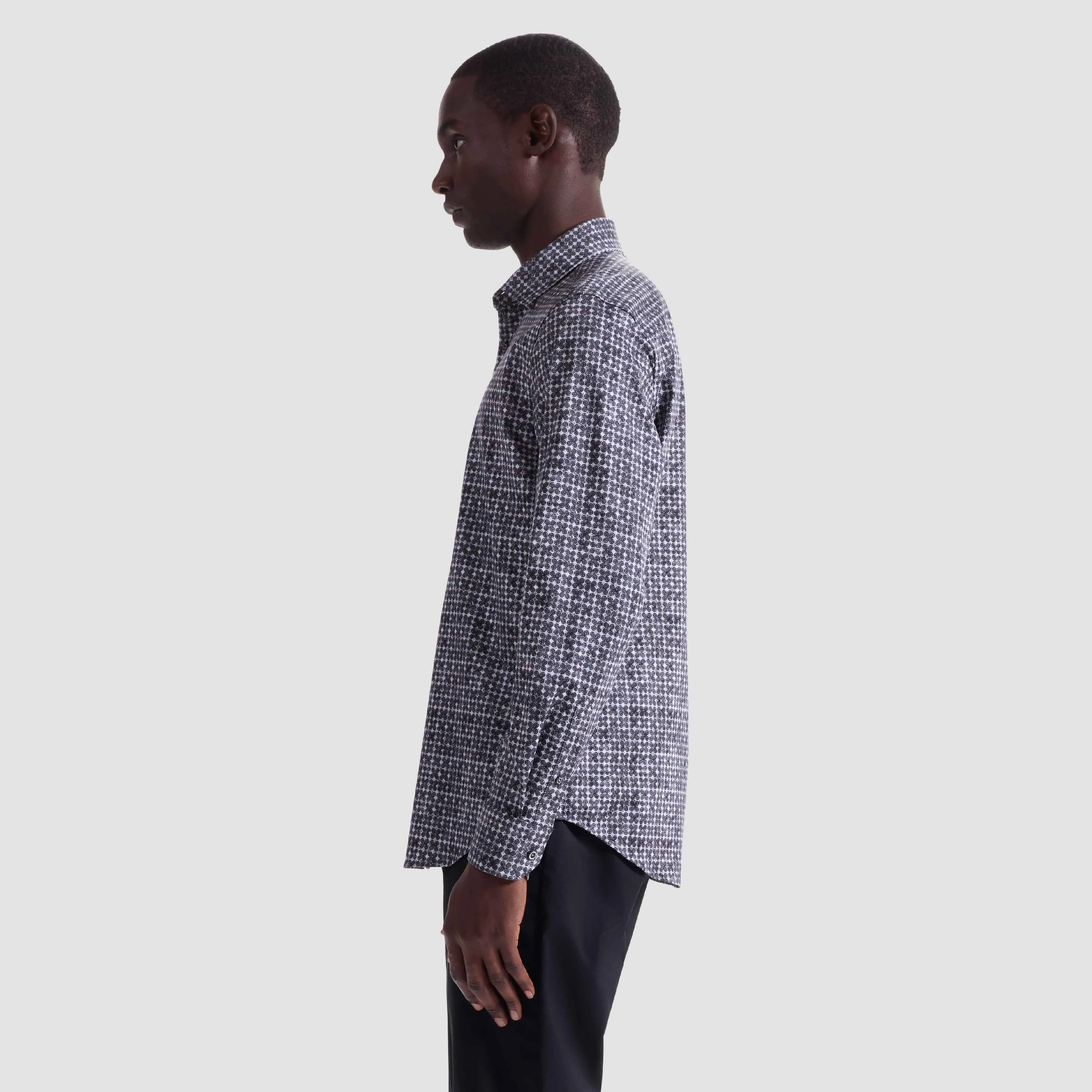 James Geometric OoohCotton Shirt sold by Bugatchi product image thumbnail 3