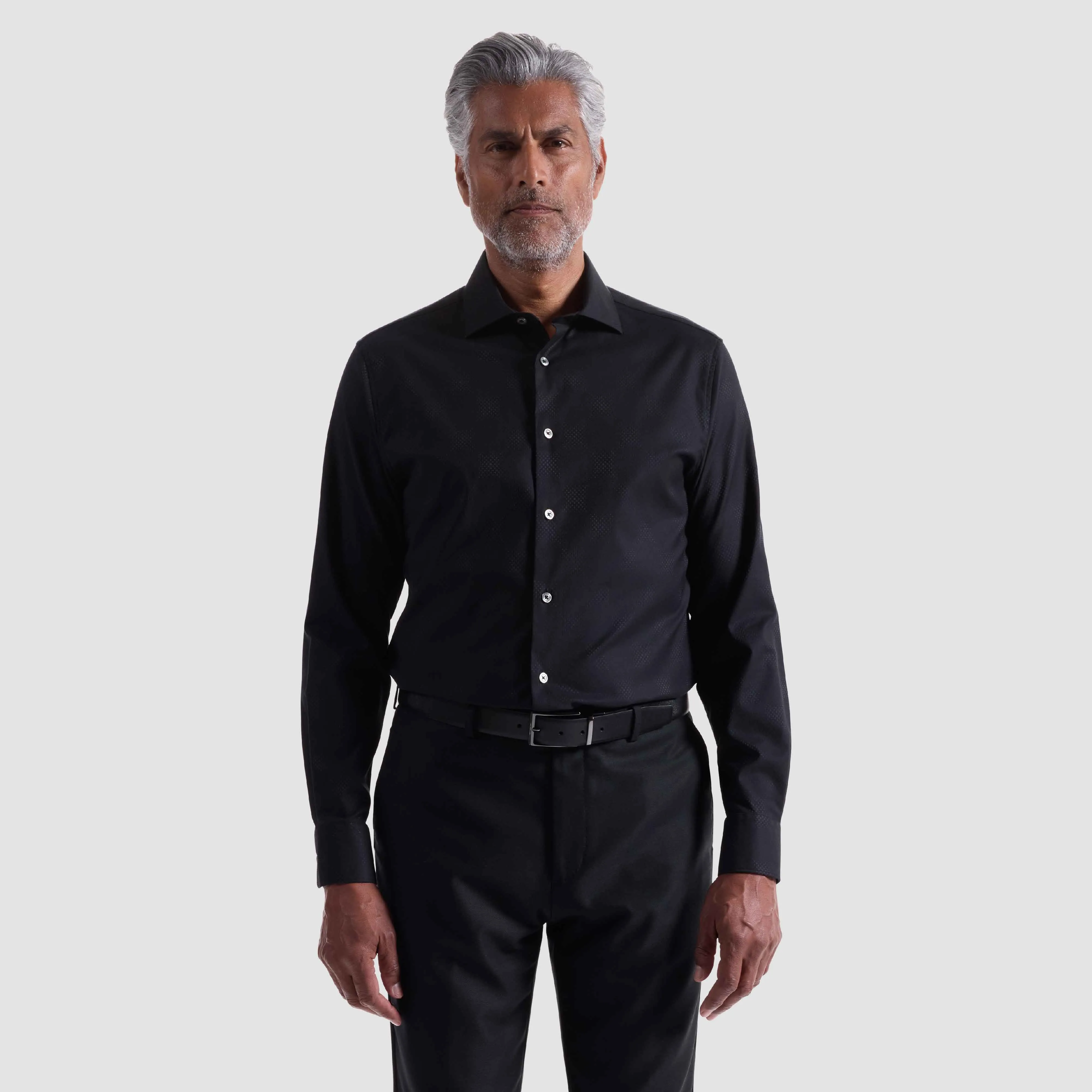 Axel Dot Jacquard Shirt sold by Bugatchi product image thumbnail 2