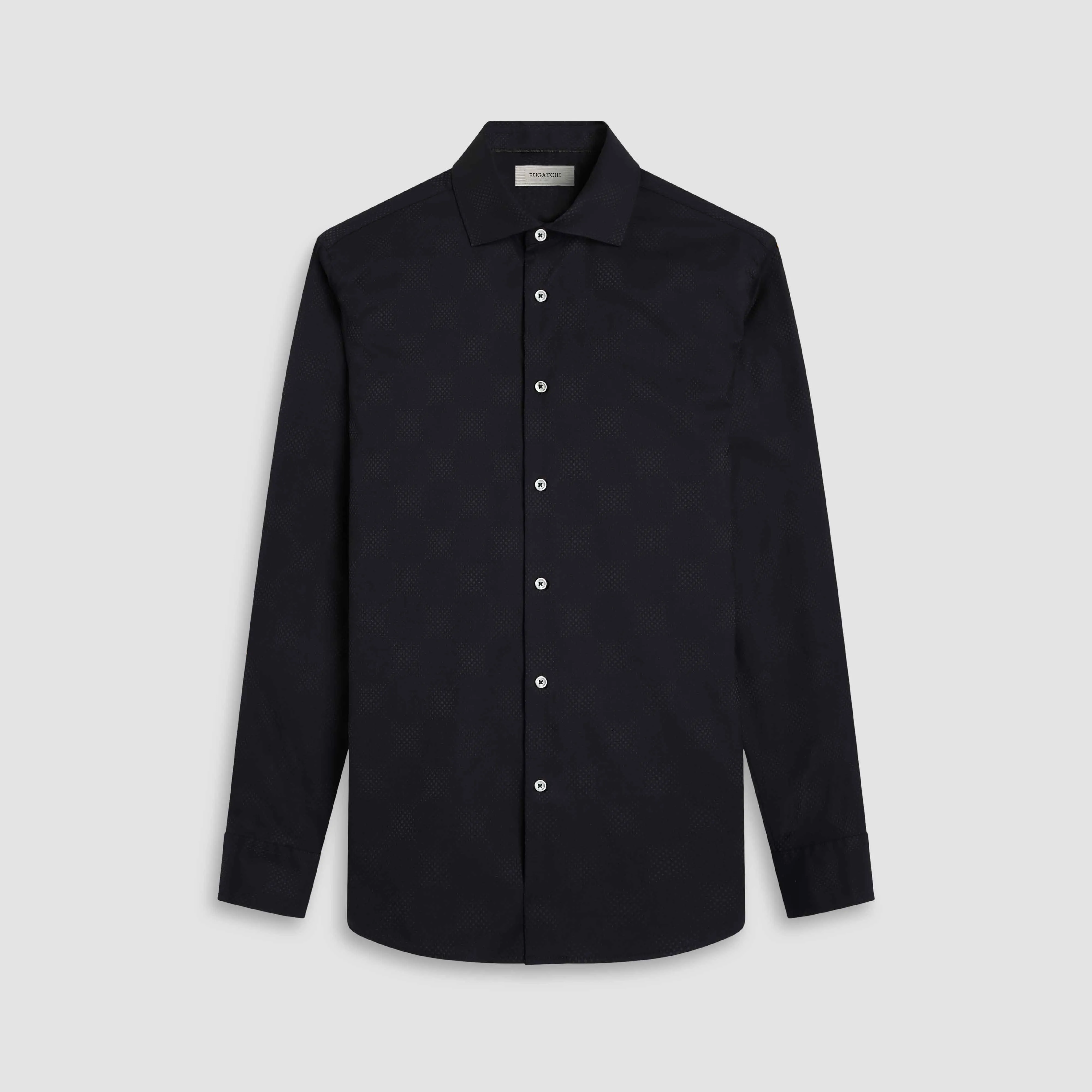 Axel Dot Jacquard Shirt sold by Bugatchi