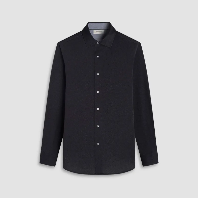 Jimmy Double-Sided Melange OoohCotton Shirt sold by Bugatchi