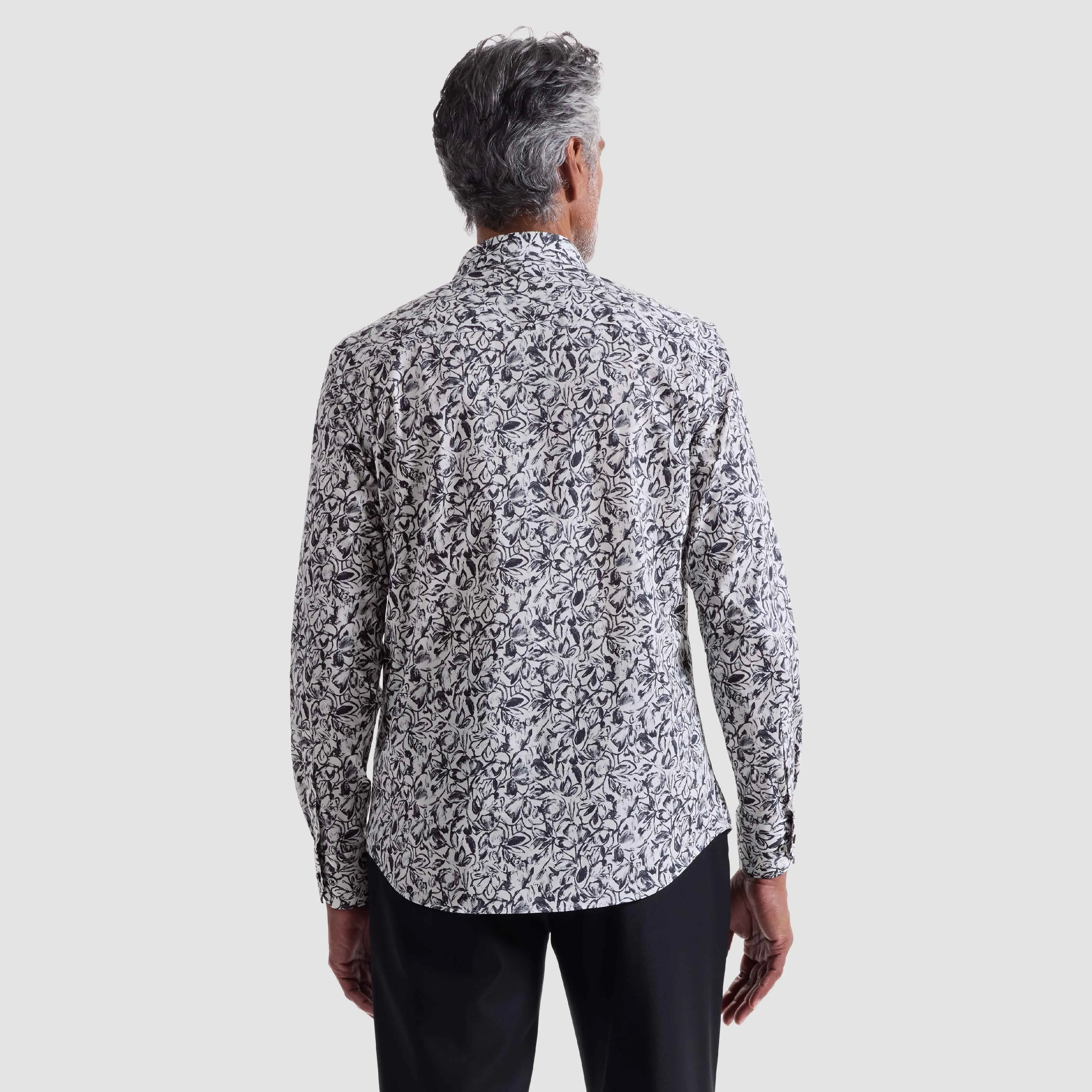 Julian Floral Shirt sold by Bugatchi product image thumbnail 4