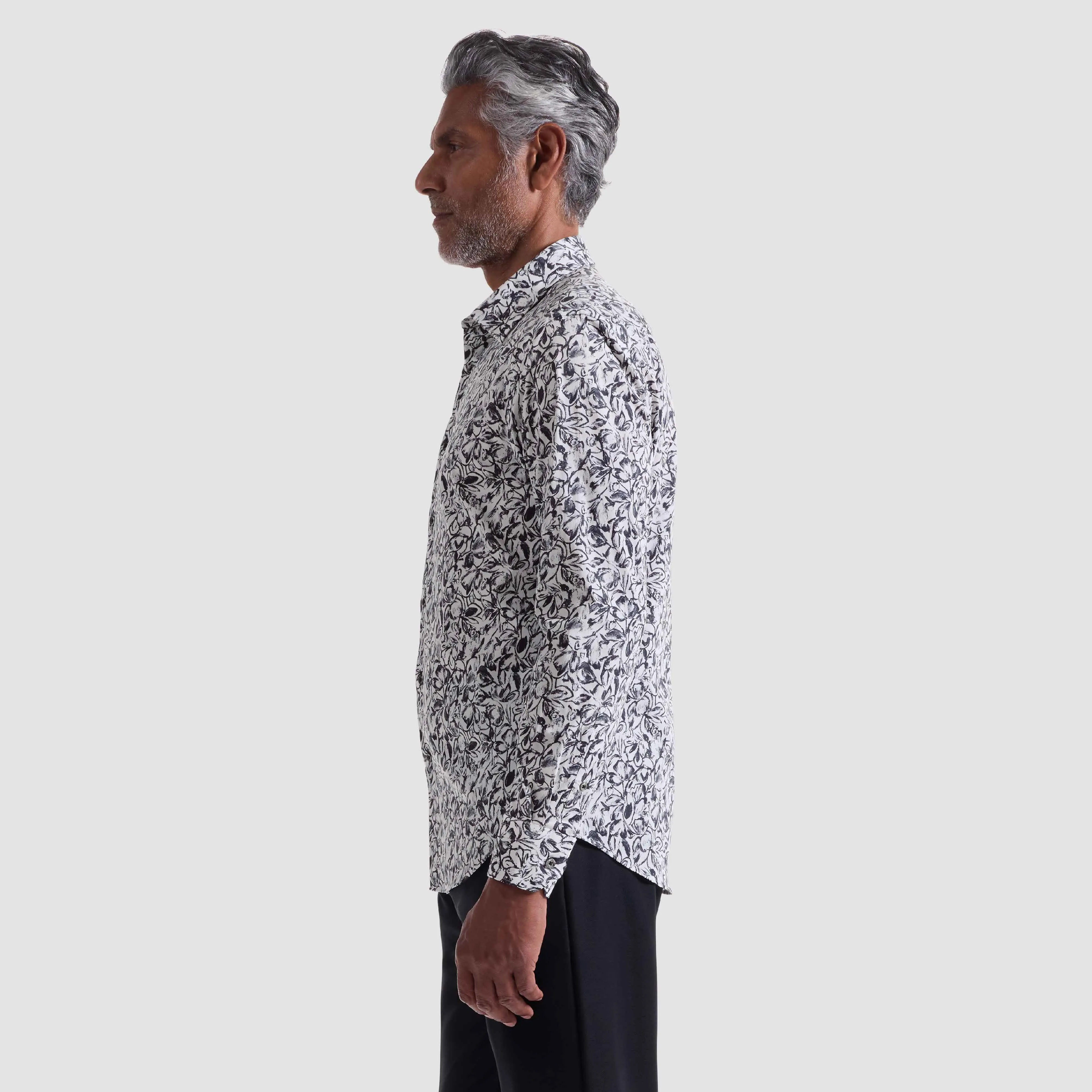 Julian Floral Shirt sold by Bugatchi product image thumbnail 3