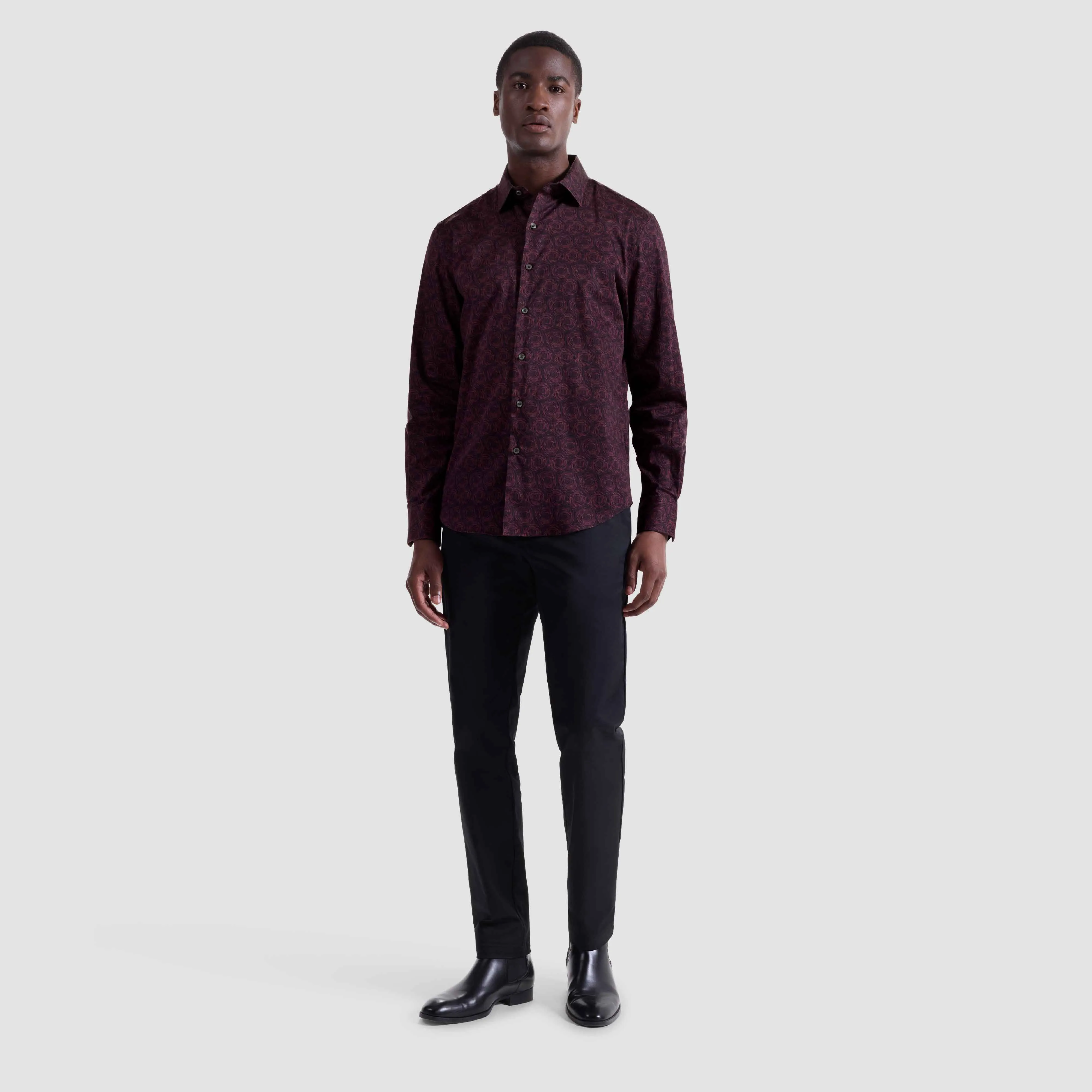 Julian Abstract Shirt sold by Bugatchi product image thumbnail 5