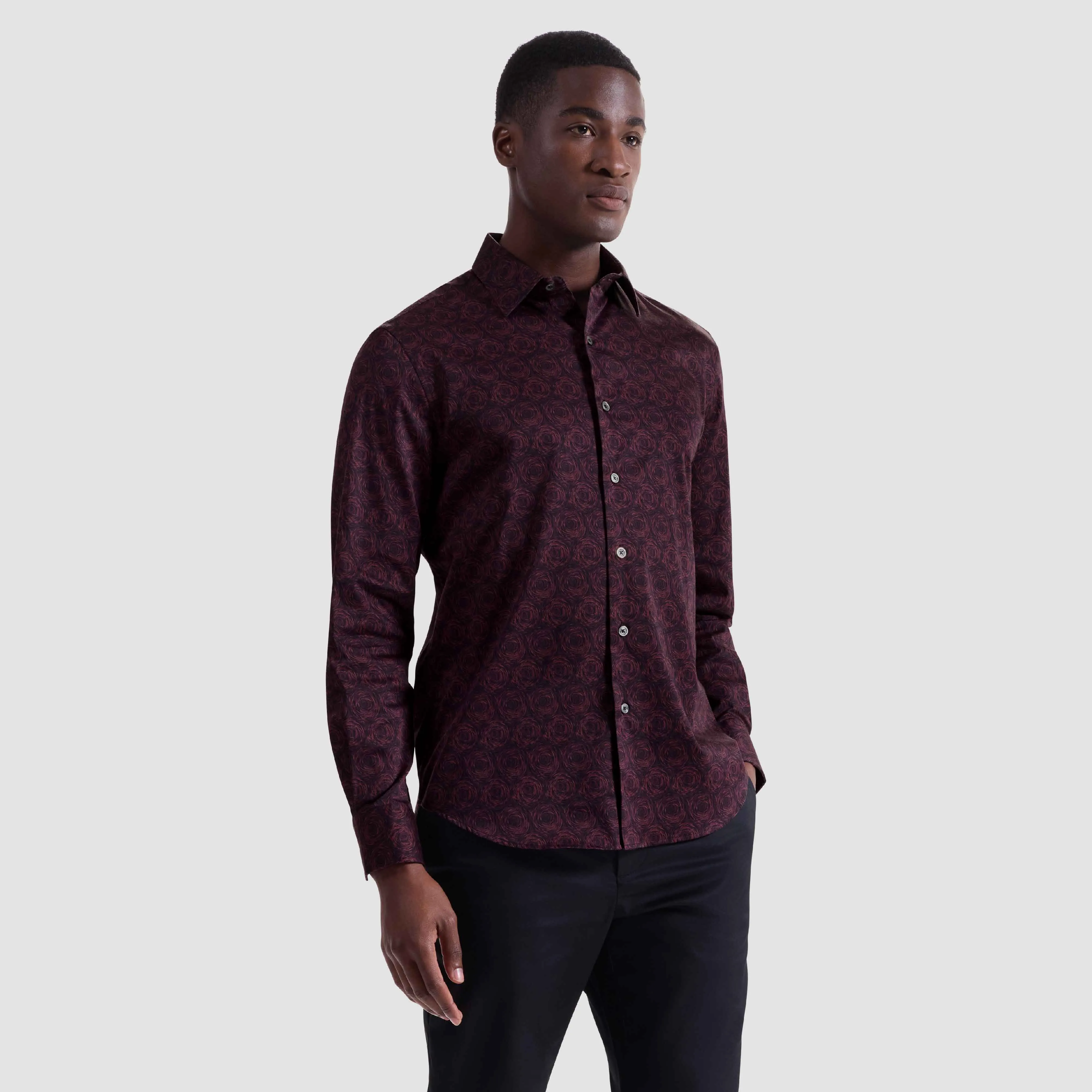 Julian Abstract Shirt sold by Bugatchi product image thumbnail 3