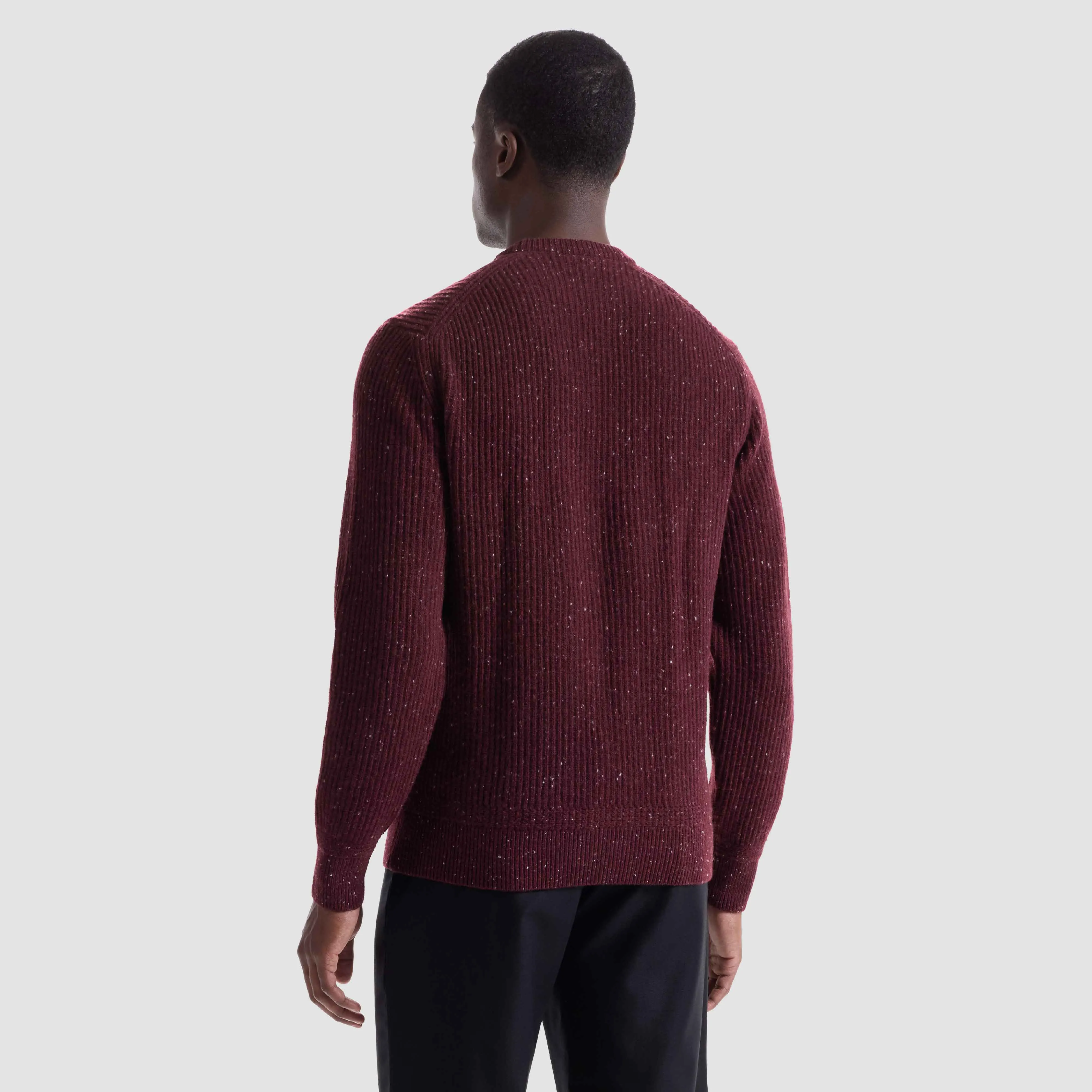 Cable Diamond Stitch Crewneck Sweater sold by Bugatchi product image thumbnail 5