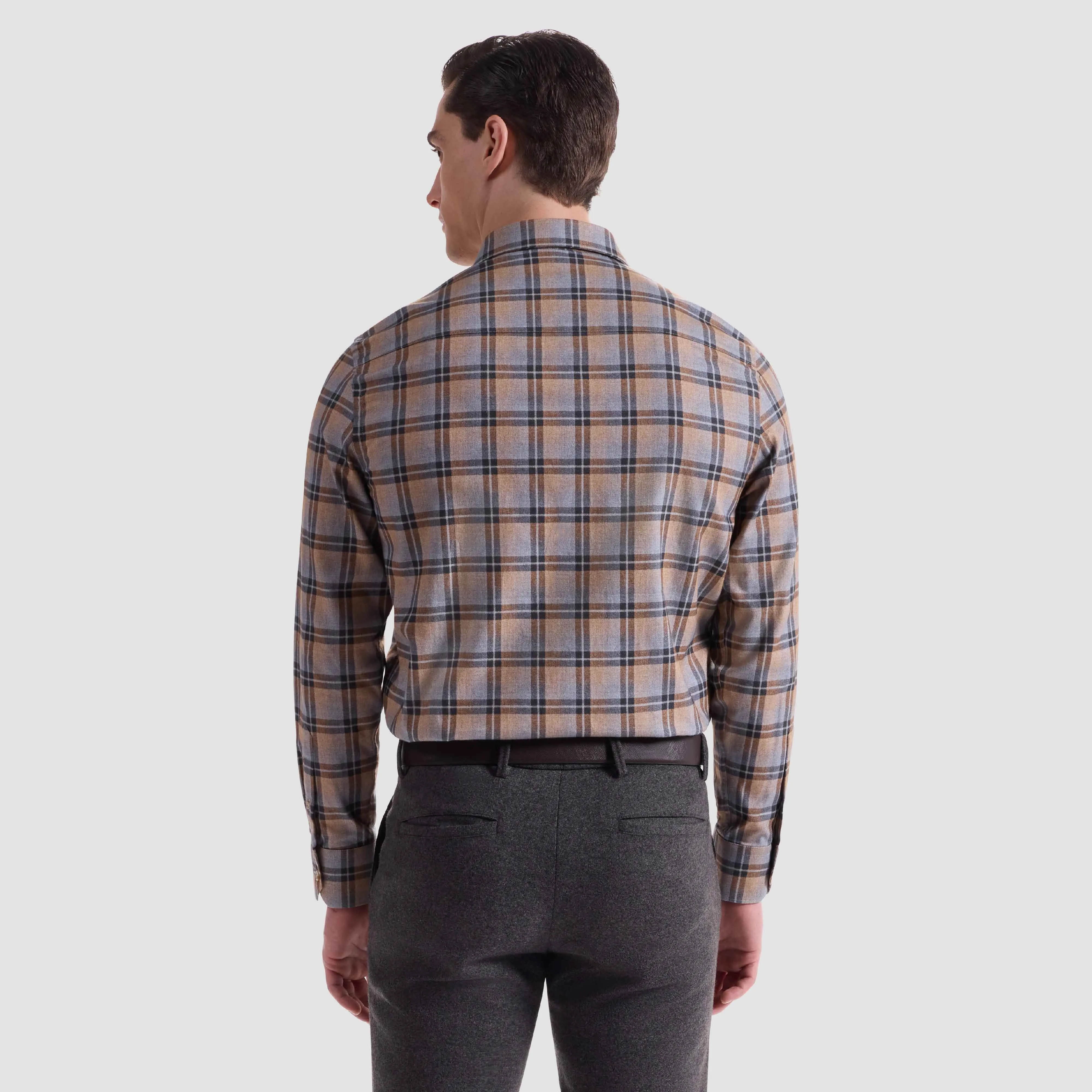 Julian Plaid Shirt sold by Bugatchi product image thumbnail 4