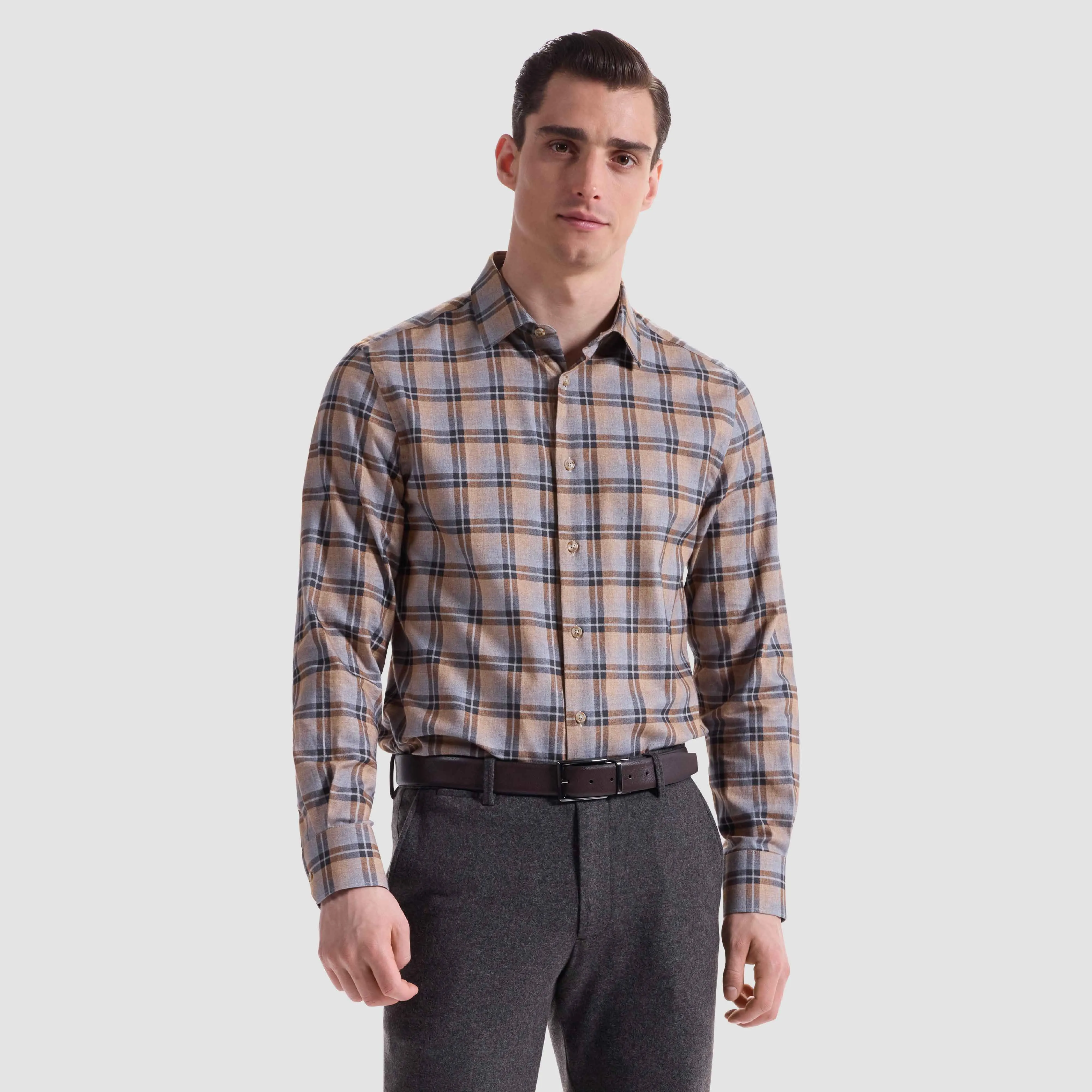 Julian Plaid Shirt sold by Bugatchi product image thumbnail 2