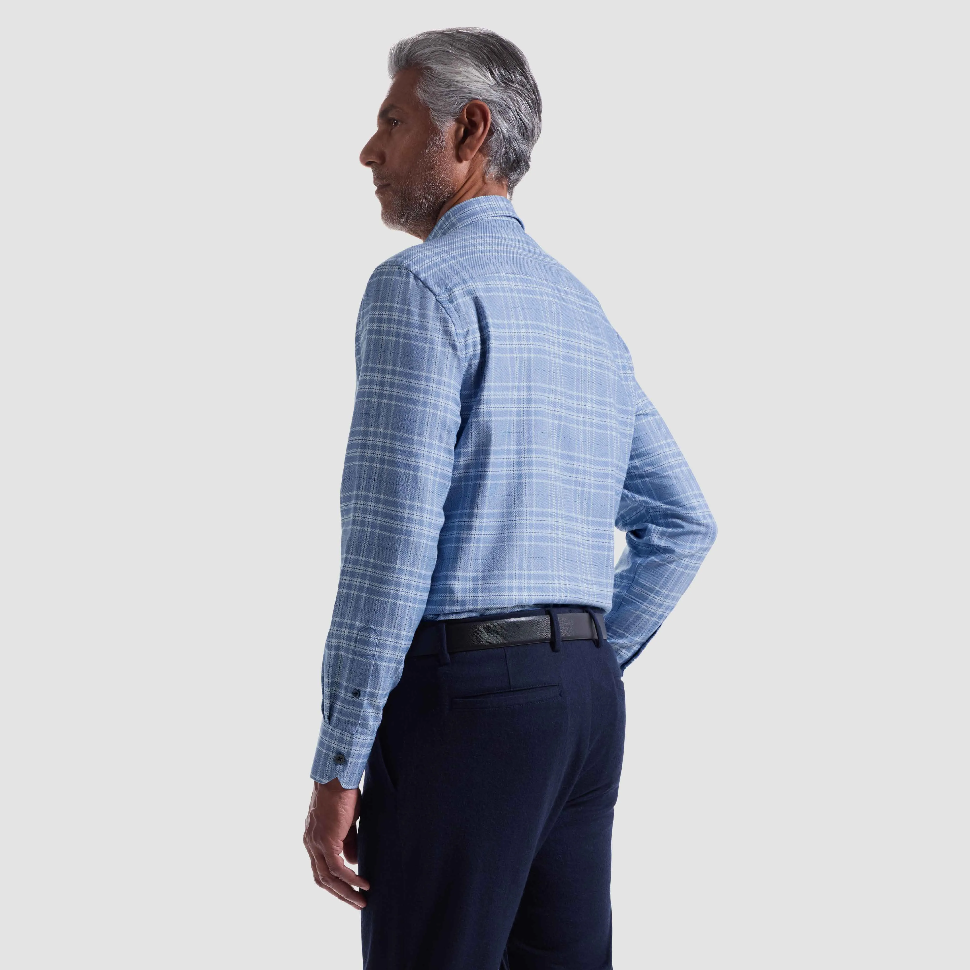 Karl Plaid Shirt sold by Bugatchi product image thumbnail 4