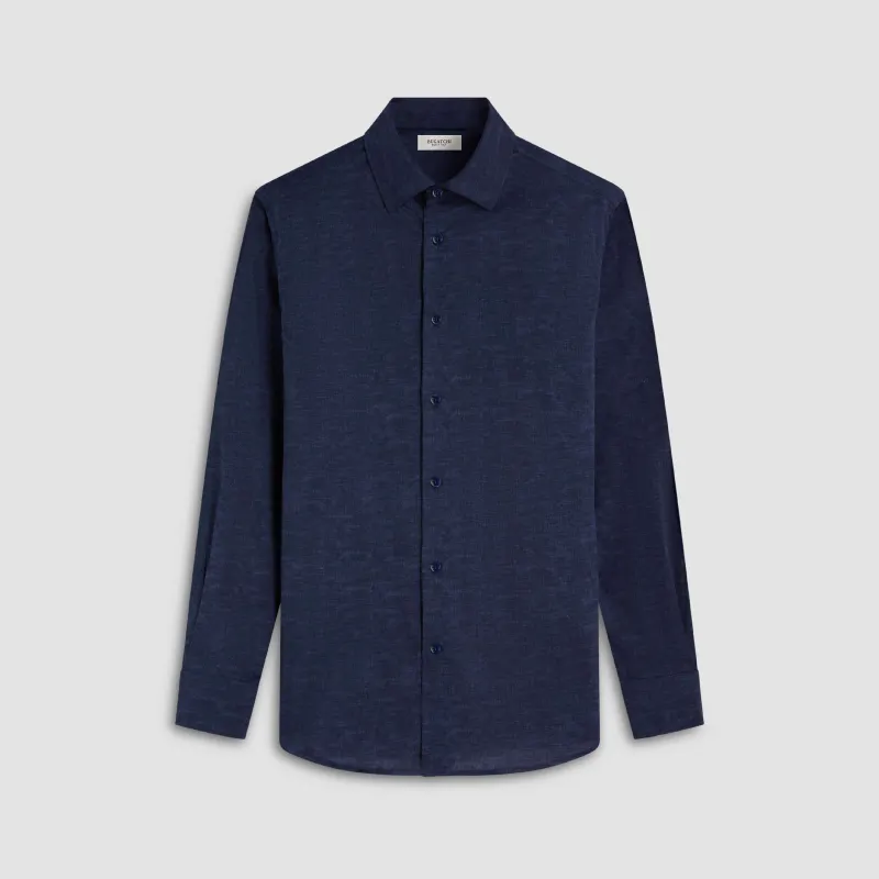 Julian Indigo Chambray Shirt sold by Bugatchi