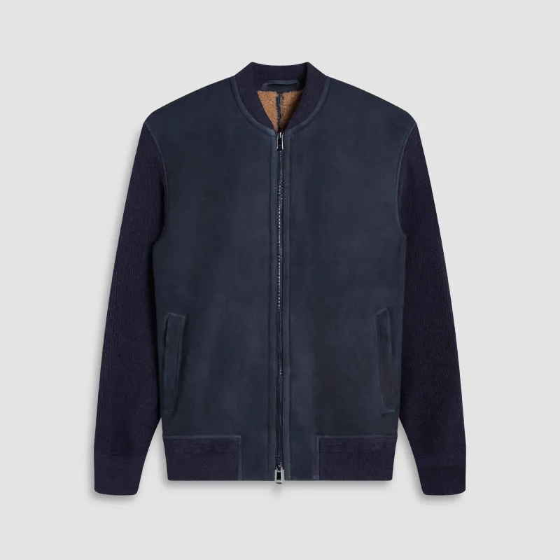 Lamb Shearling and Merino Wool Blouson sold by Bugatchi