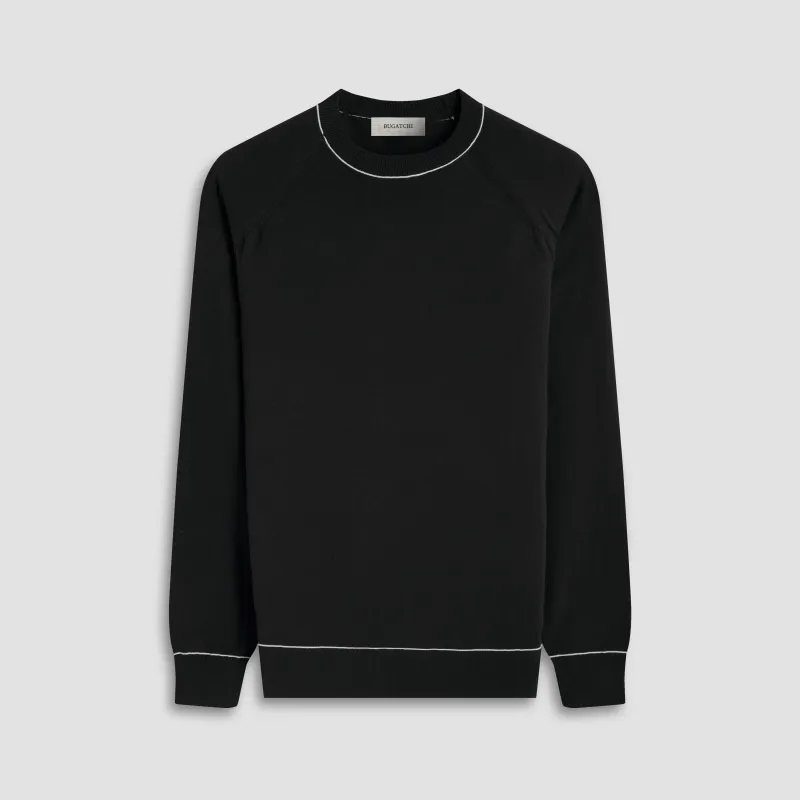 Solid Crewneck Sweater sold by Bugatchi