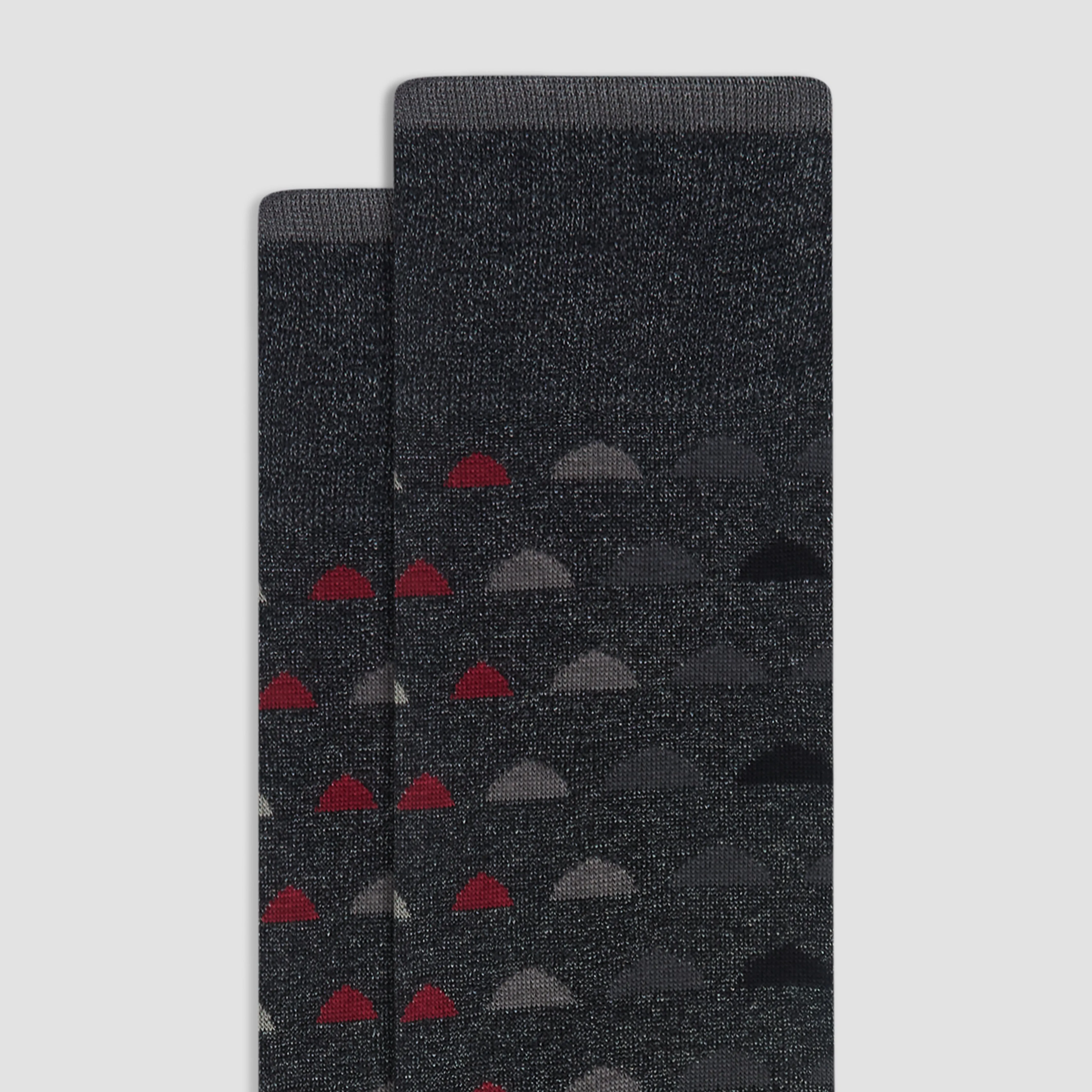 Geometric Mid-Calf Socks sold by Bugatchi product image thumbnail 2