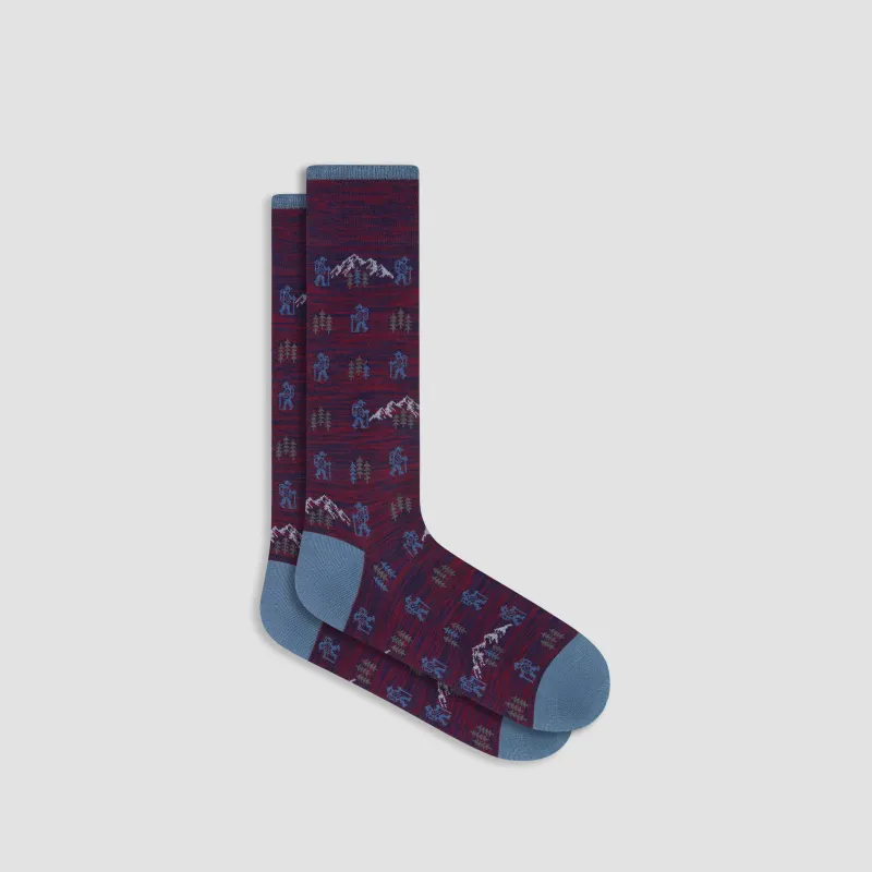 Mountaineer Mid-Calf Socks sold by Bugatchi