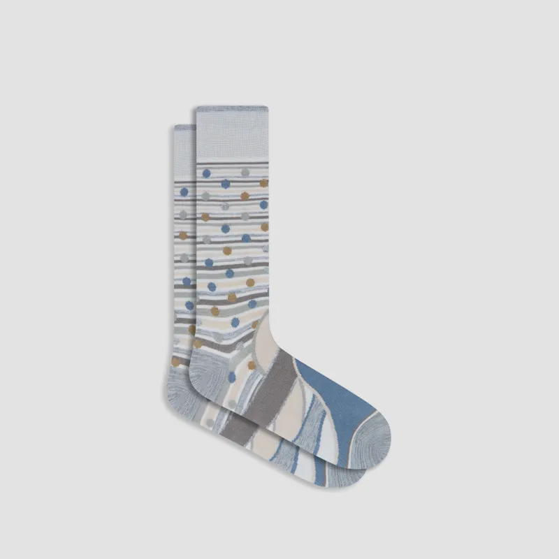 Mixed Media Mid-Calf Socks sold by Bugatchi