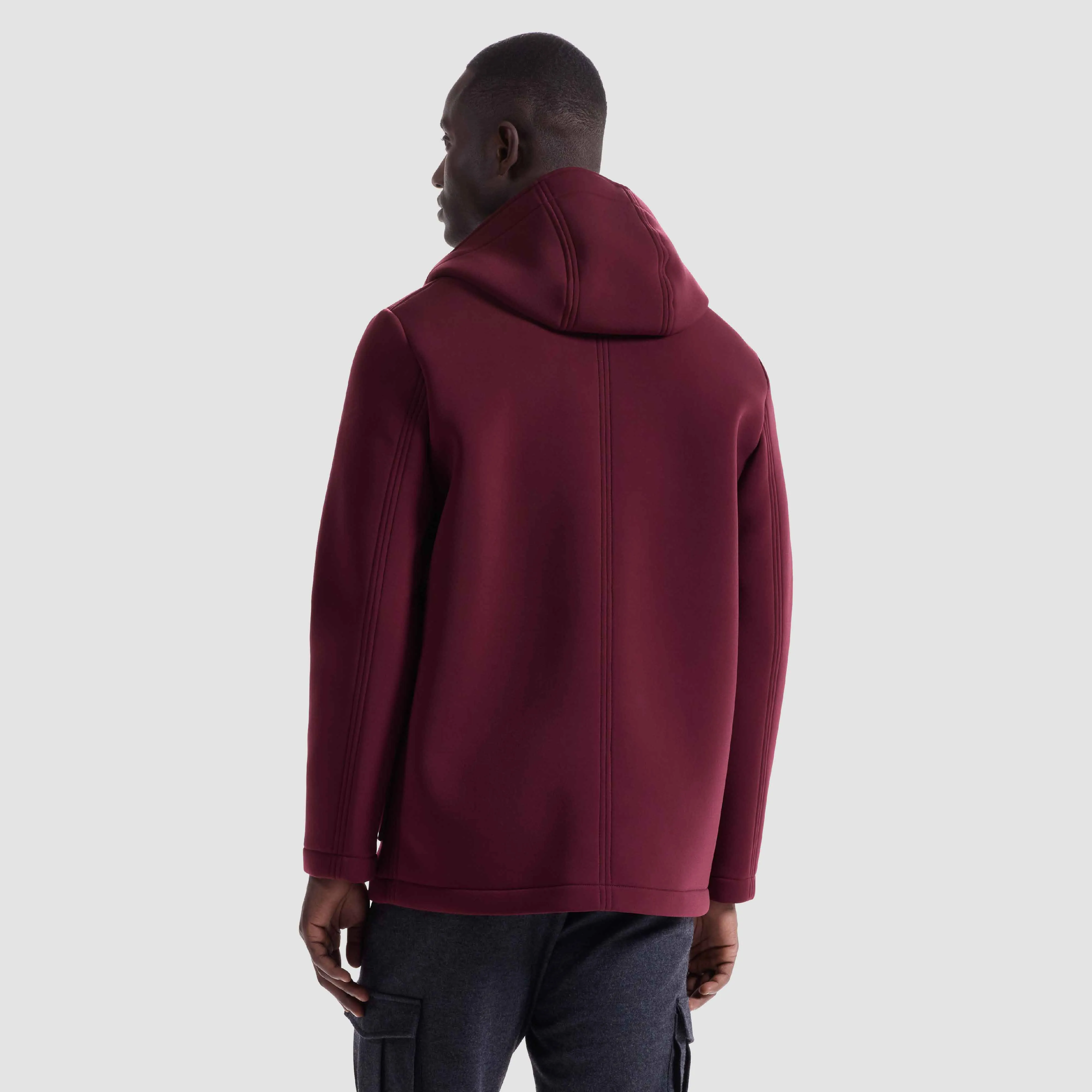 Double-Faced Field Jacket With Hood sold by Bugatchi product image thumbnail 4