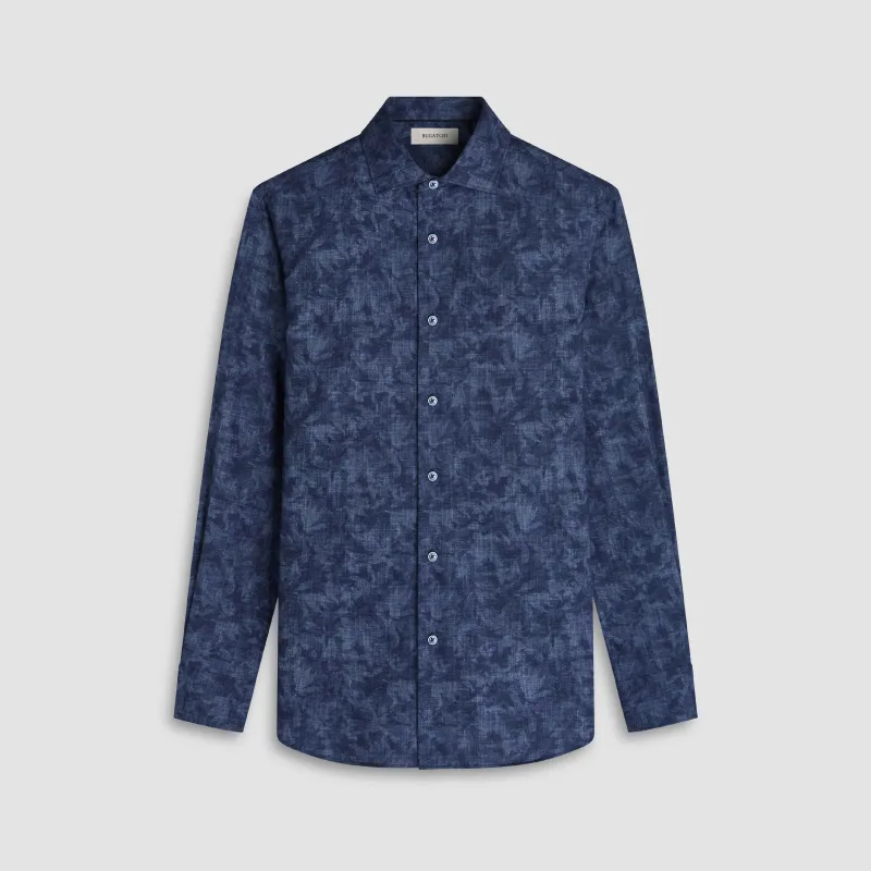 Axel Faded Floral Shirt made by Bugatchi