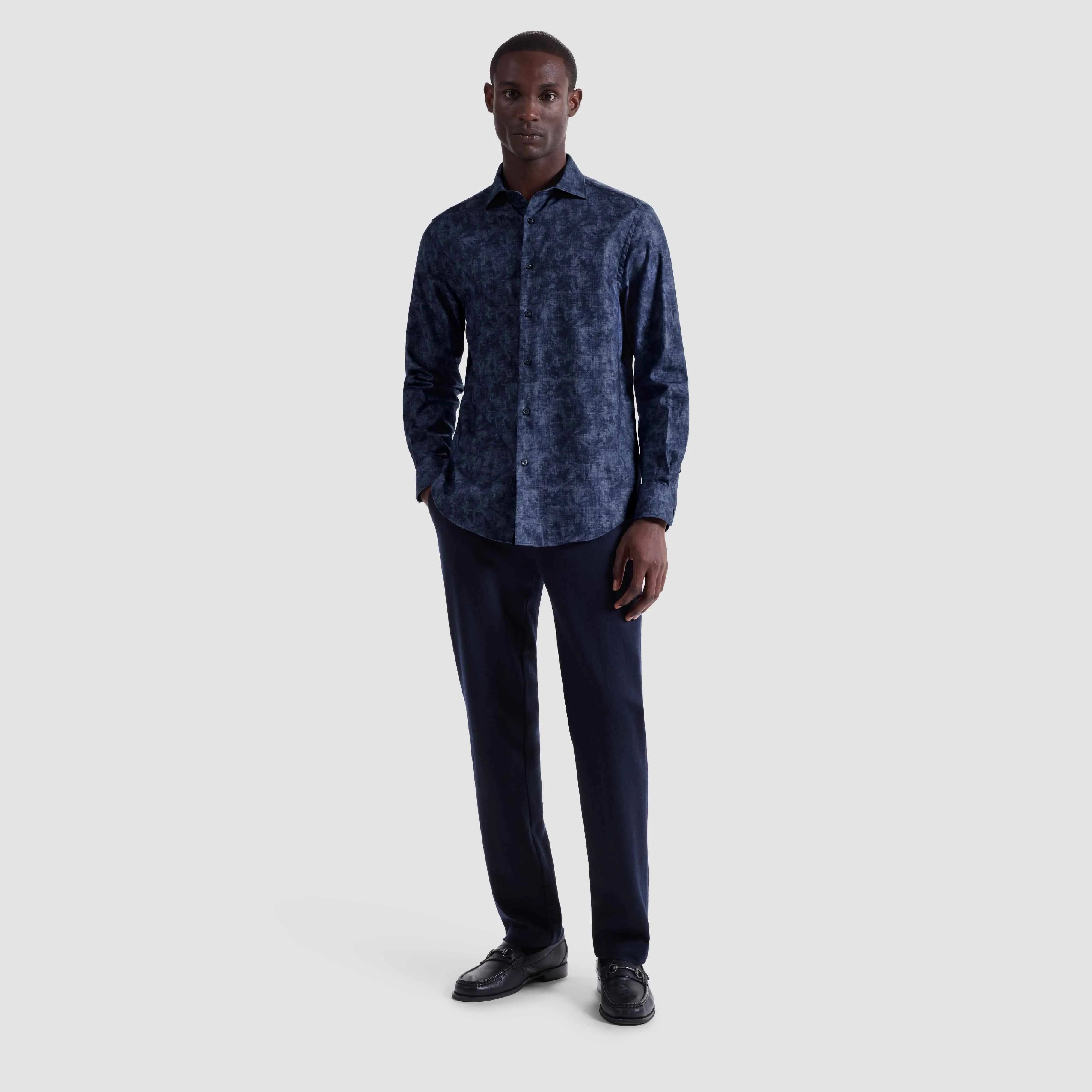 Axel Faded Floral Shirt sold by Bugatchi product image thumbnail 5