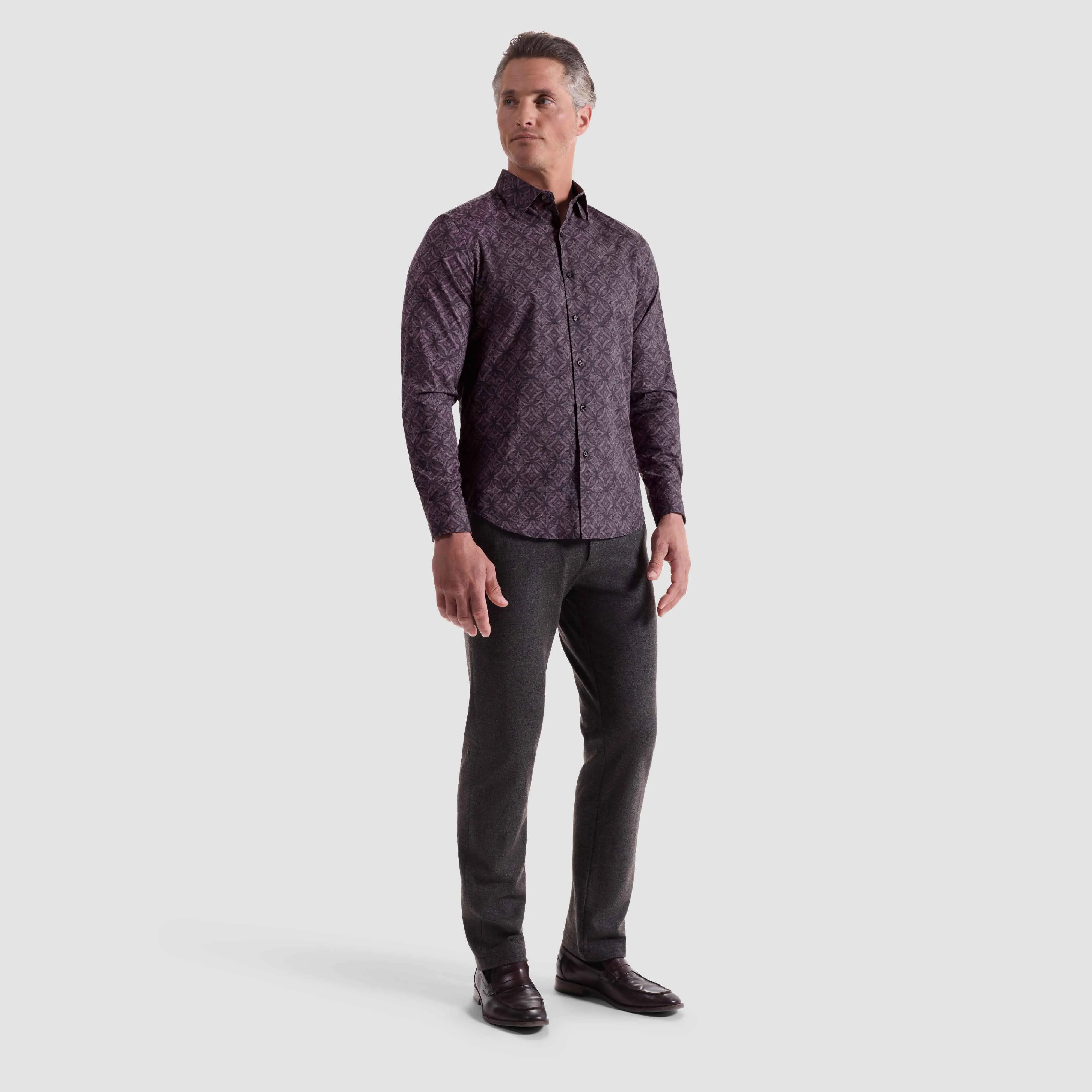 Julian Geometric Shirt sold by Bugatchi product image thumbnail 5