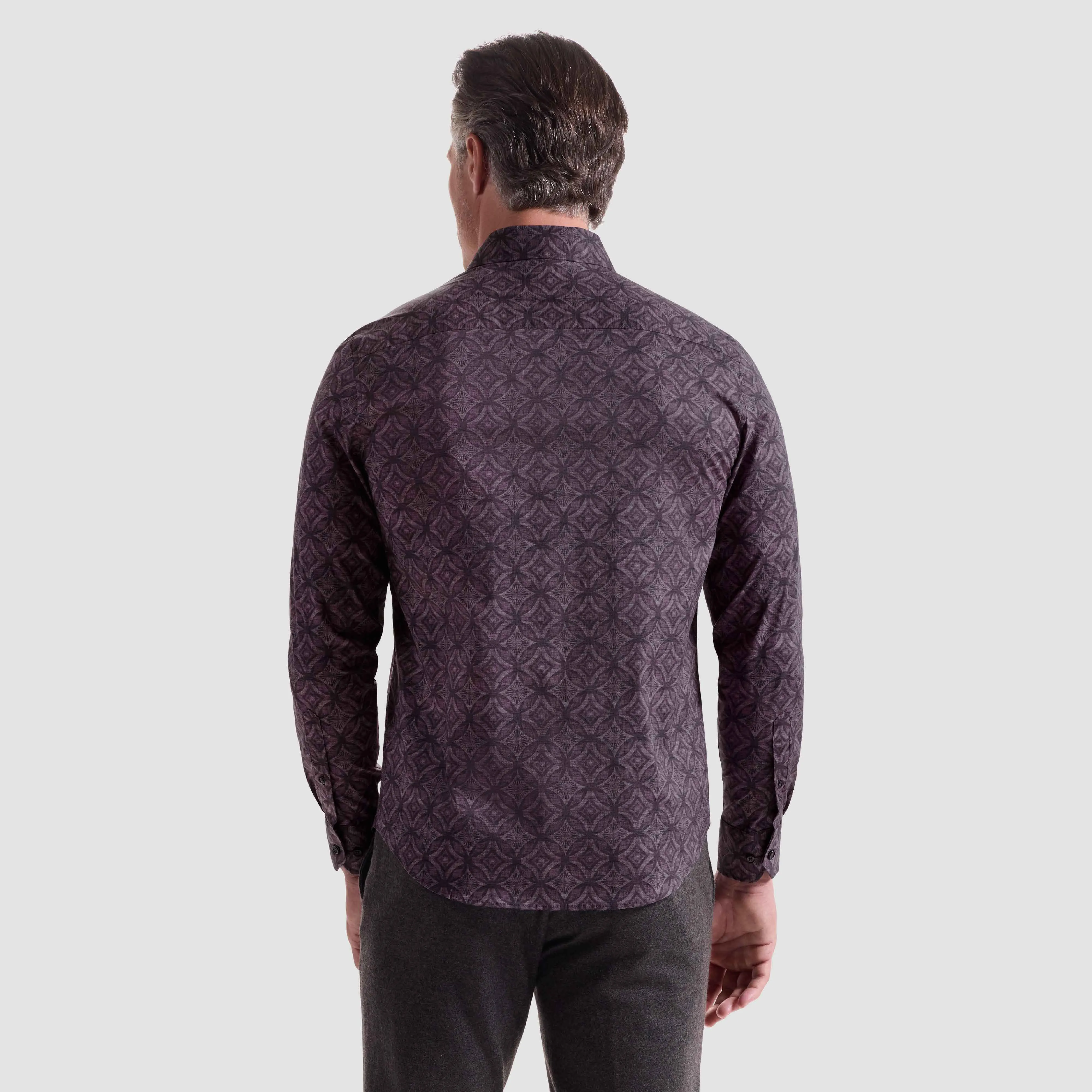 Julian Geometric Shirt sold by Bugatchi product image thumbnail 4