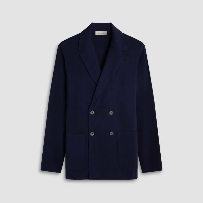 Double-Breasted Blazer Sweater sold by Bugatchi