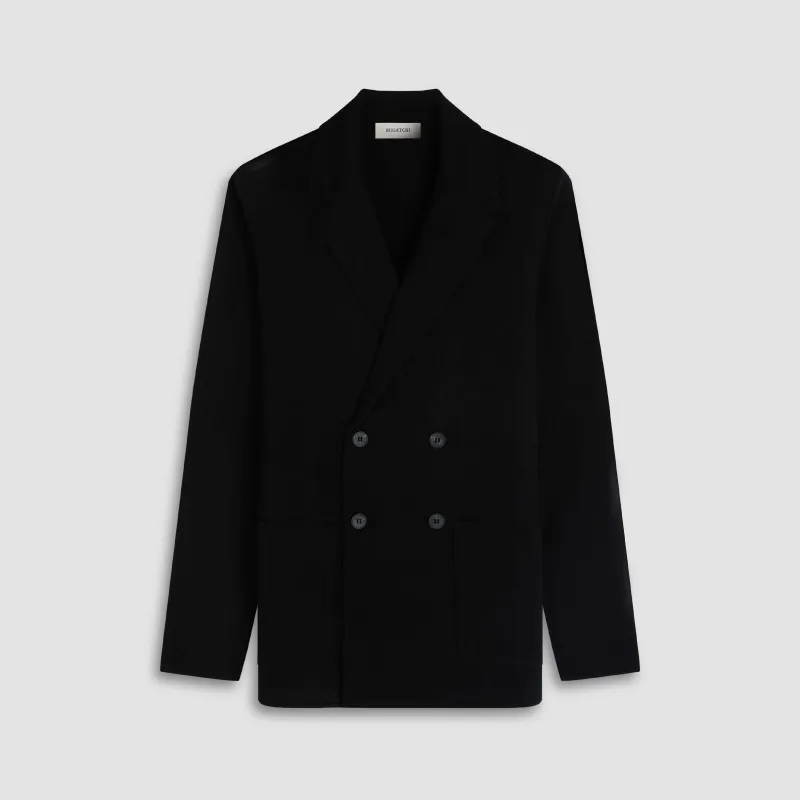 Double-Breasted Blazer Sweater sold by Bugatchi