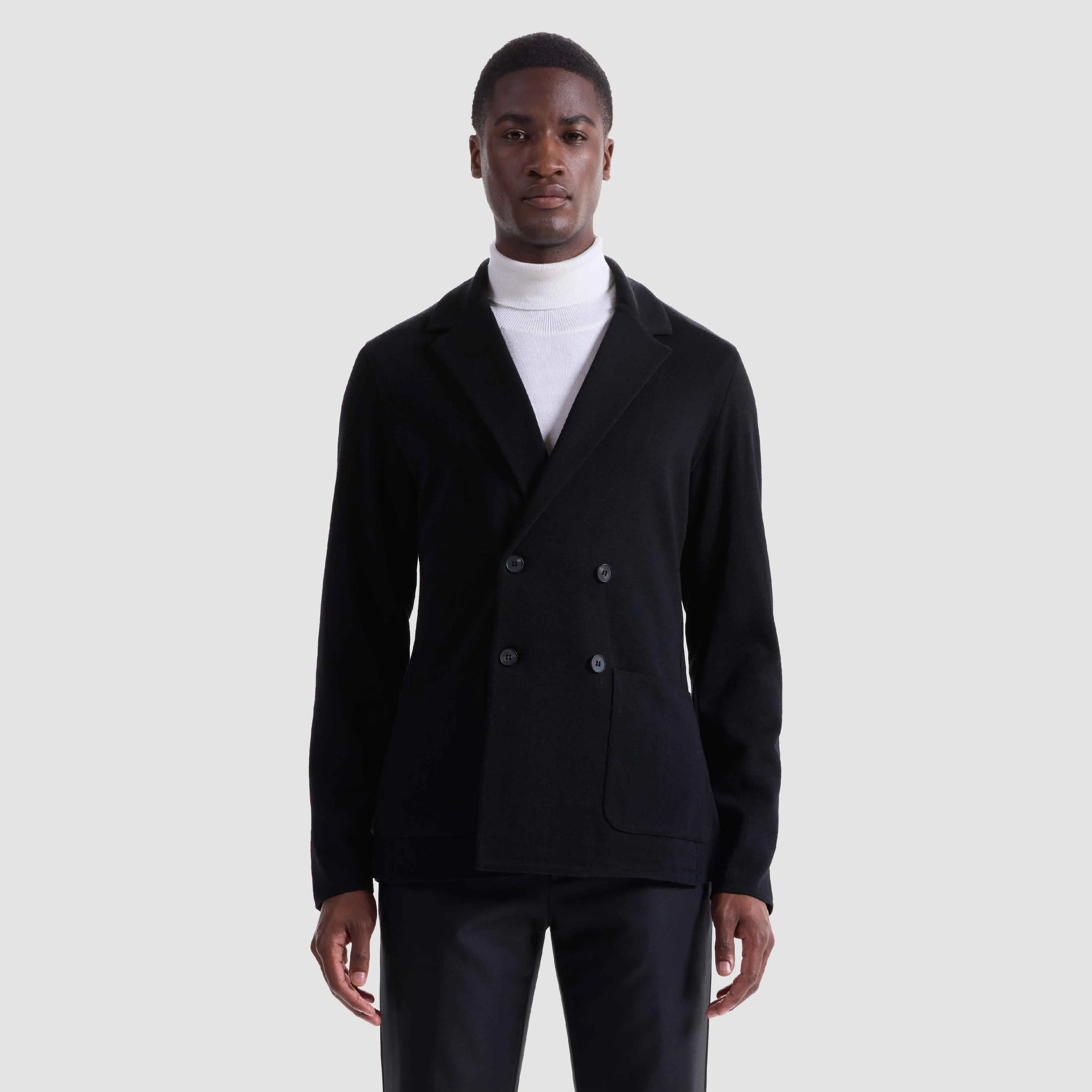 Double-Breasted Blazer Sweater sold by Bugatchi product image thumbnail 2