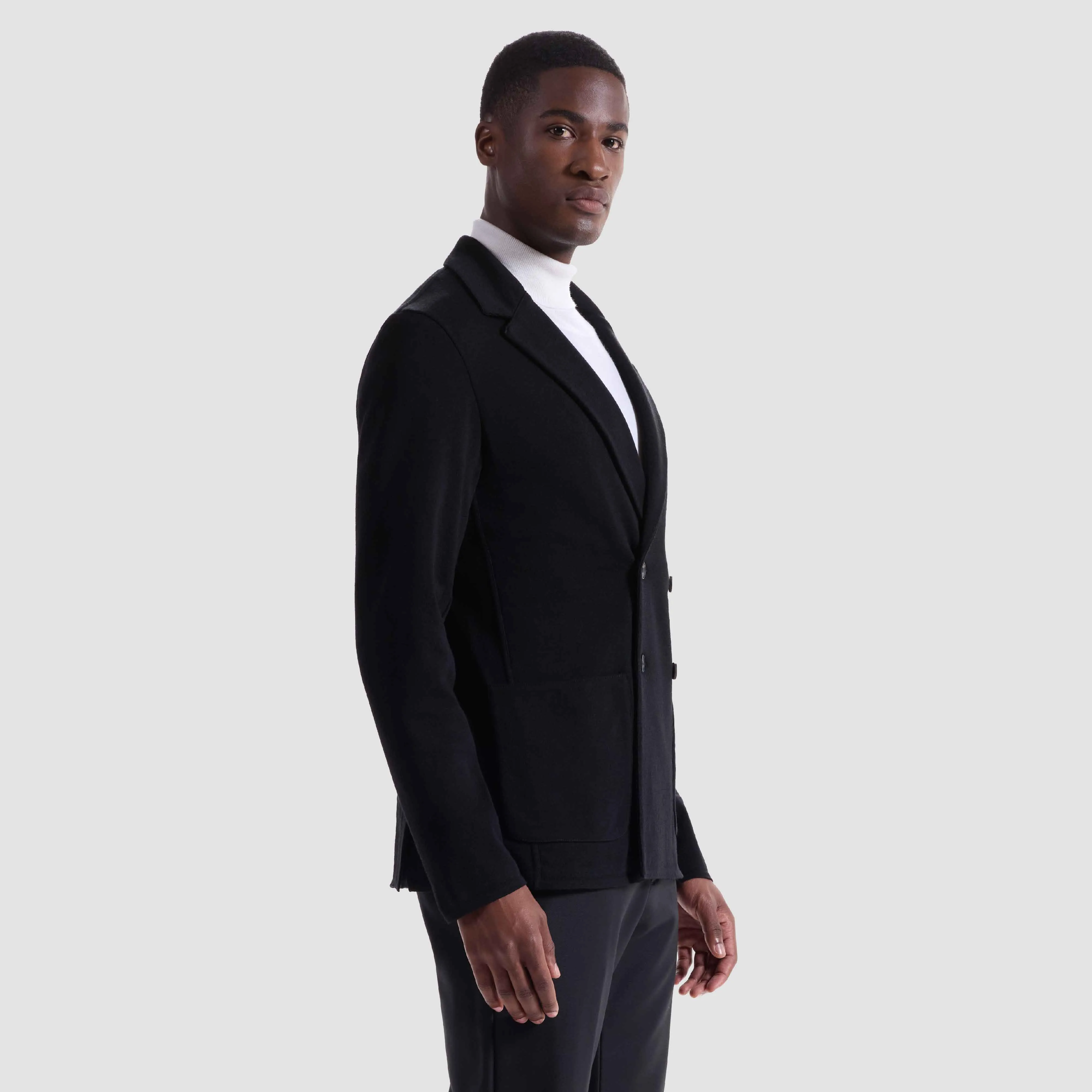 Double-Breasted Blazer Sweater sold by Bugatchi product image thumbnail 3