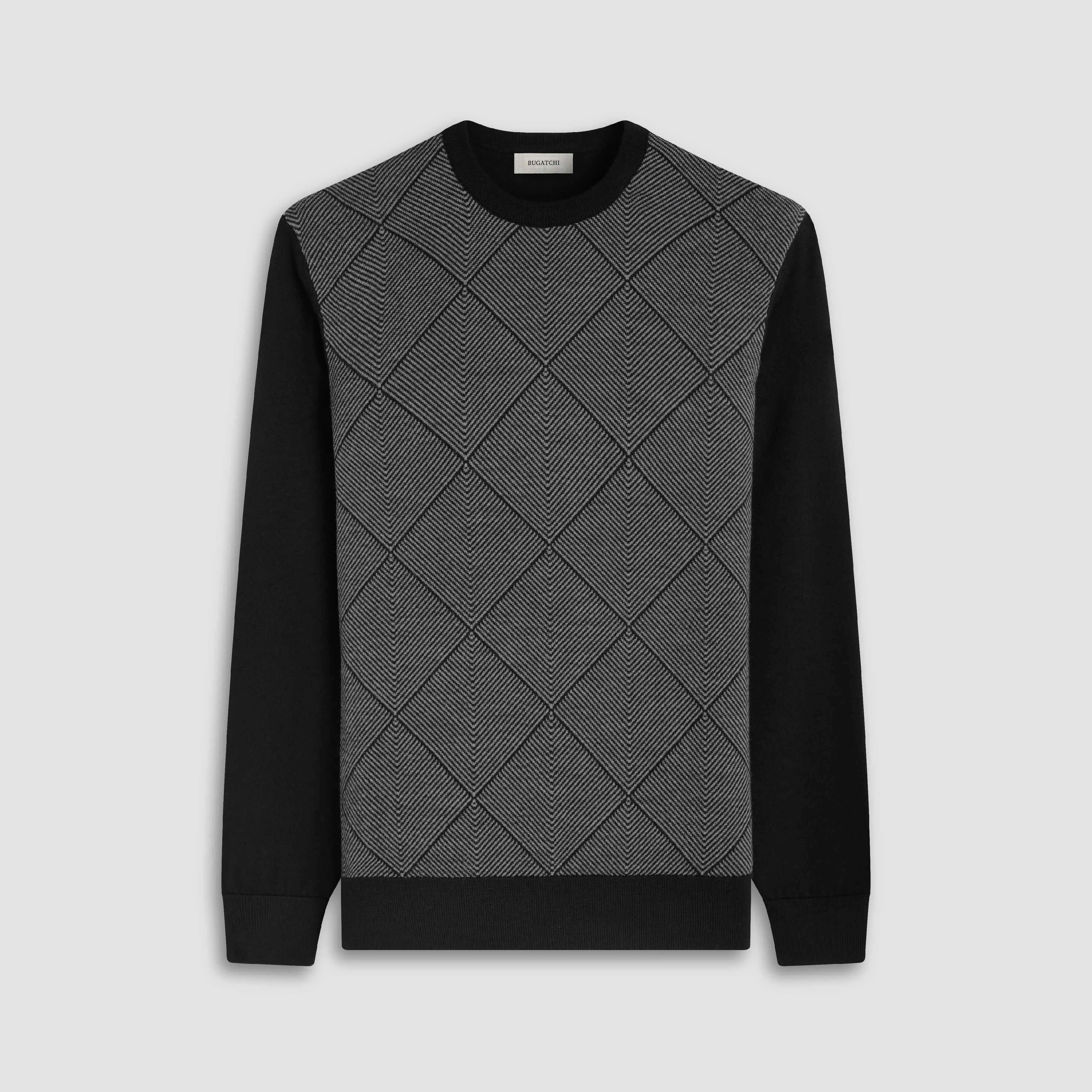 Diamond Crewneck Sweater sold by Bugatchi product image thumbnail 2