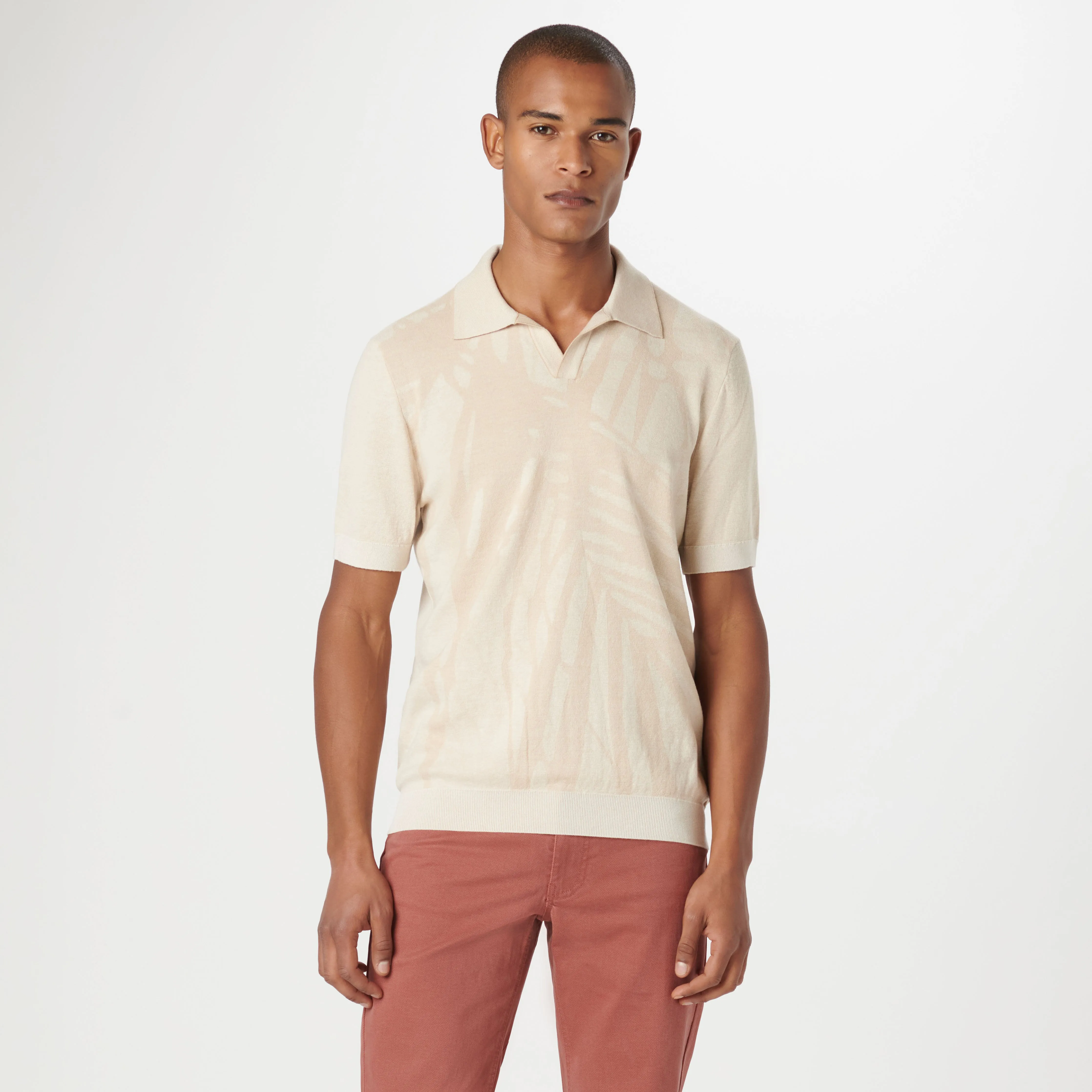 Abstract Print Short Sleeve Johnny Sweater sold by Bugatchi product image thumbnail 2