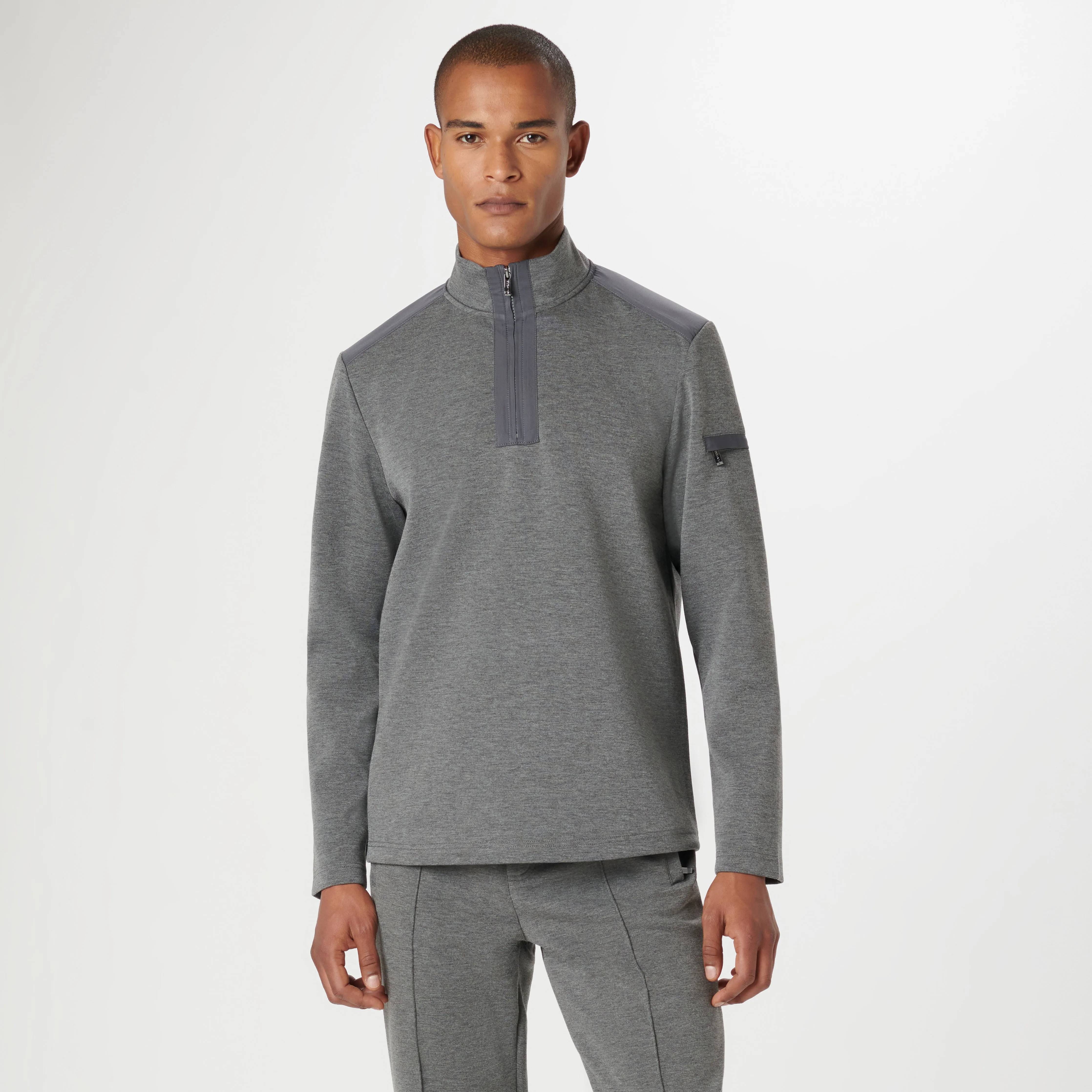 Soft Touch Performance Quarter Zip Pullover sold by Bugatchi product image thumbnail 2