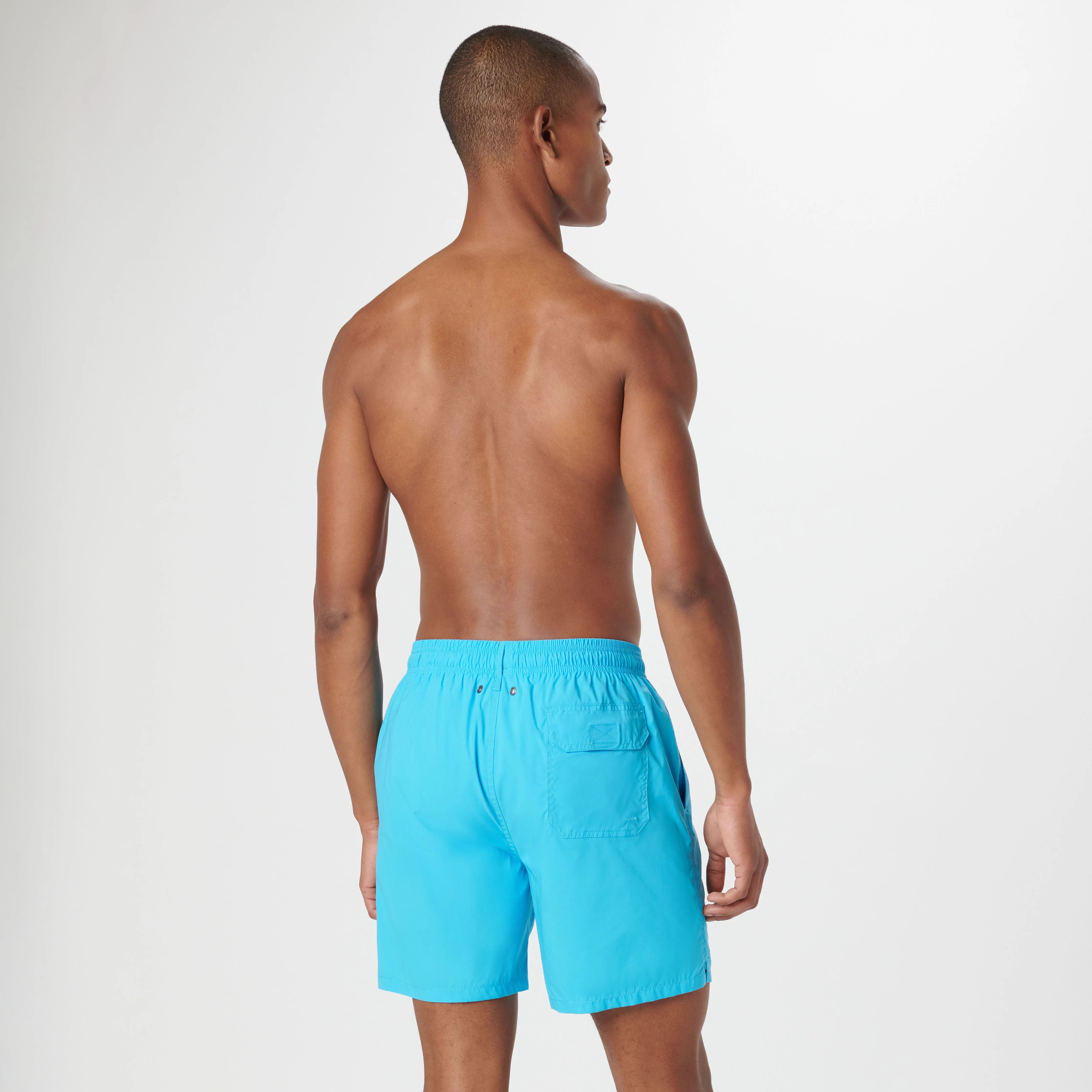 Cosmo Solid Swim Trunks sold by Bugatchi product image thumbnail 4