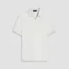 Marled Johnny Collar Polo sold by Bugatchi