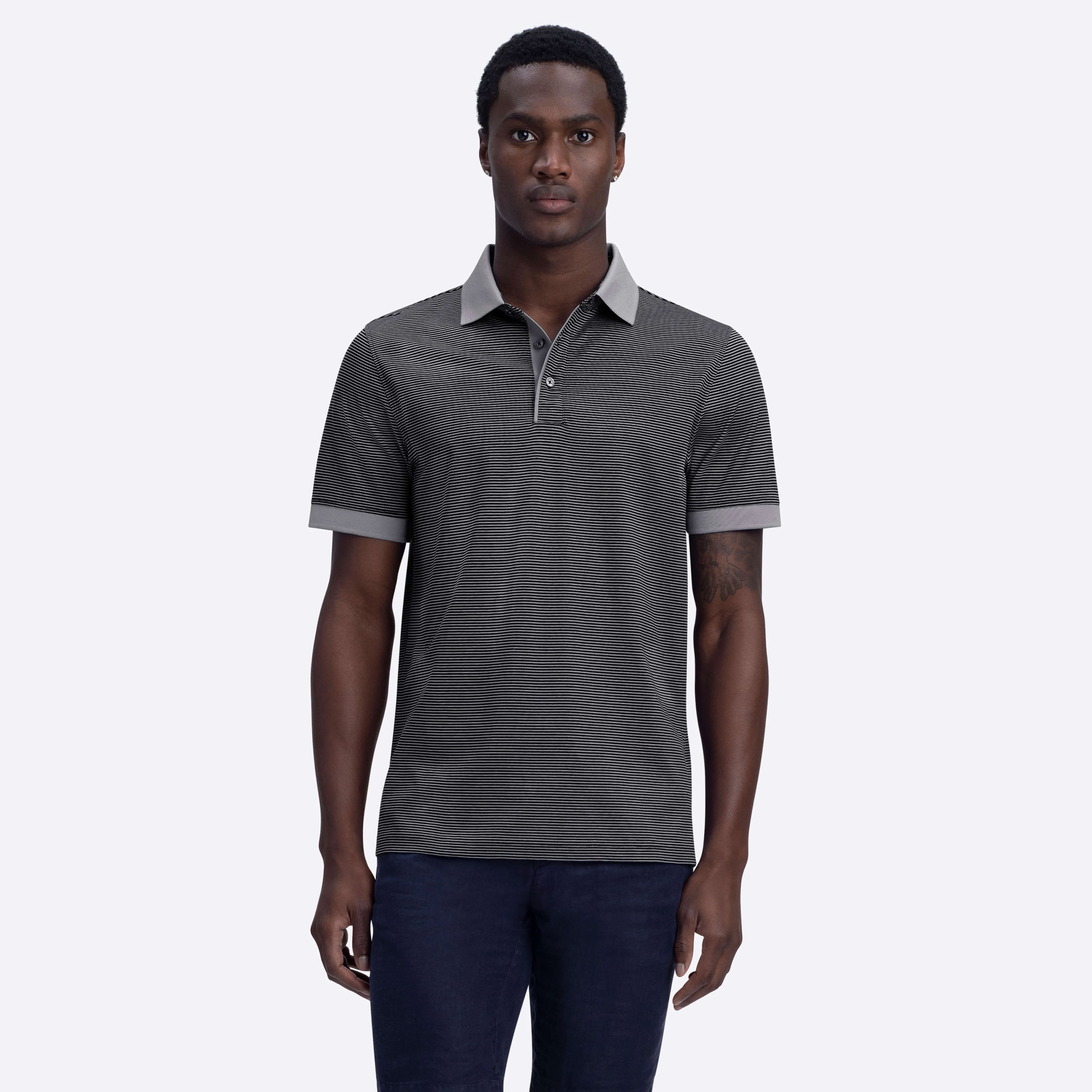 Striped Polo sold by Bugatchi product image thumbnail 2