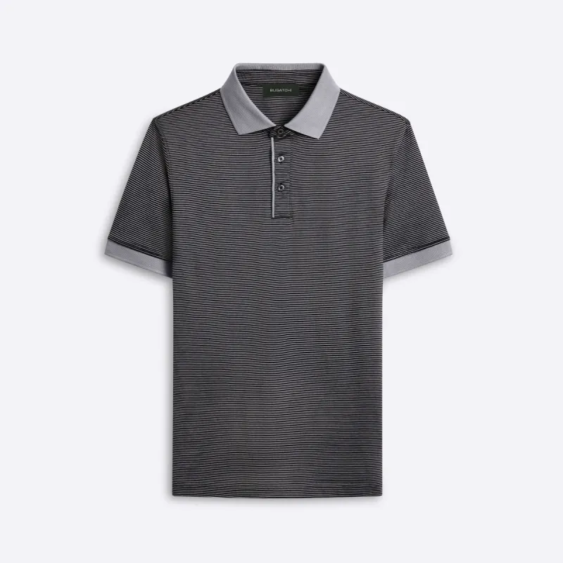 Striped Polo sold by Bugatchi