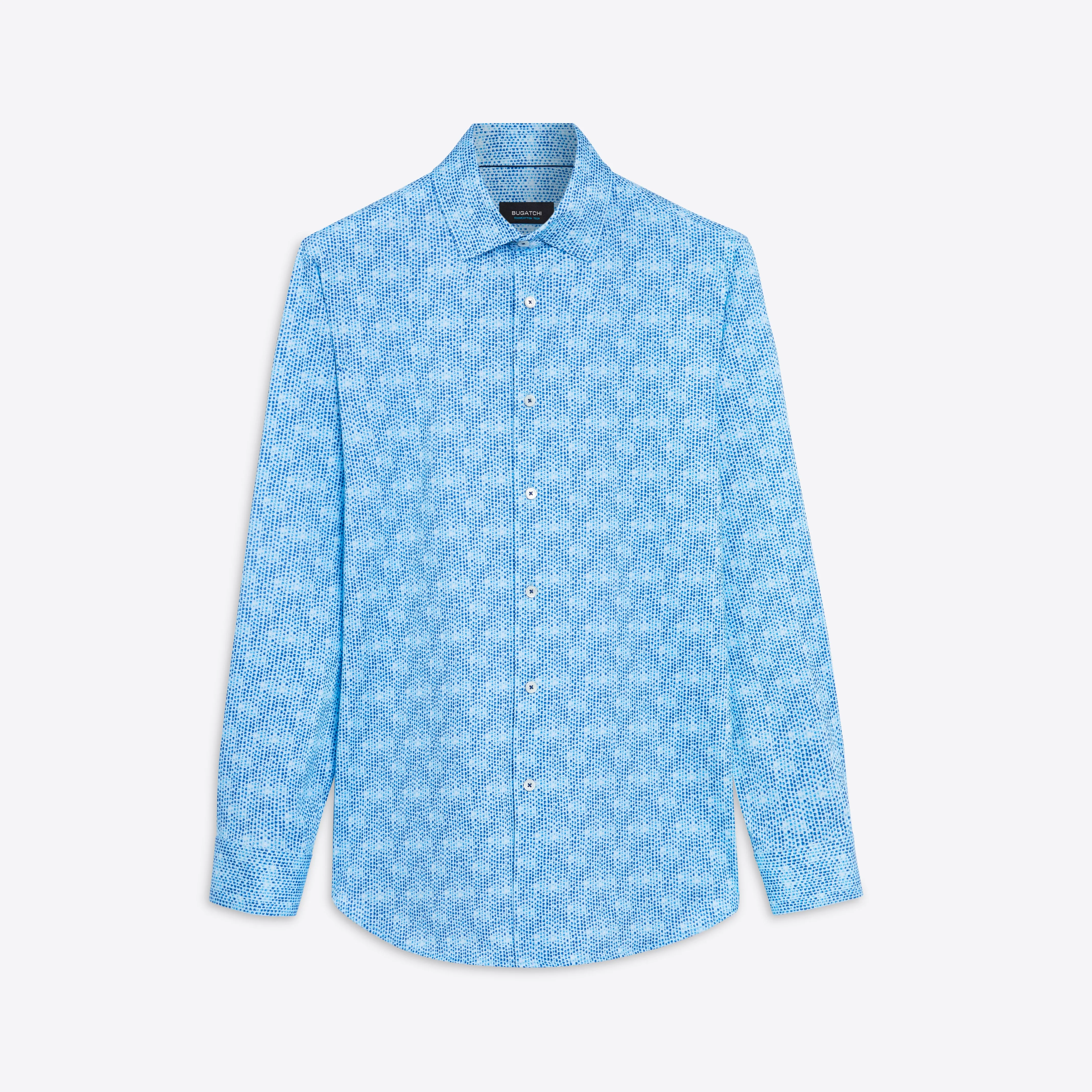 JAMES Abstract Print OoohCotton Shirt sold by Bugatchi