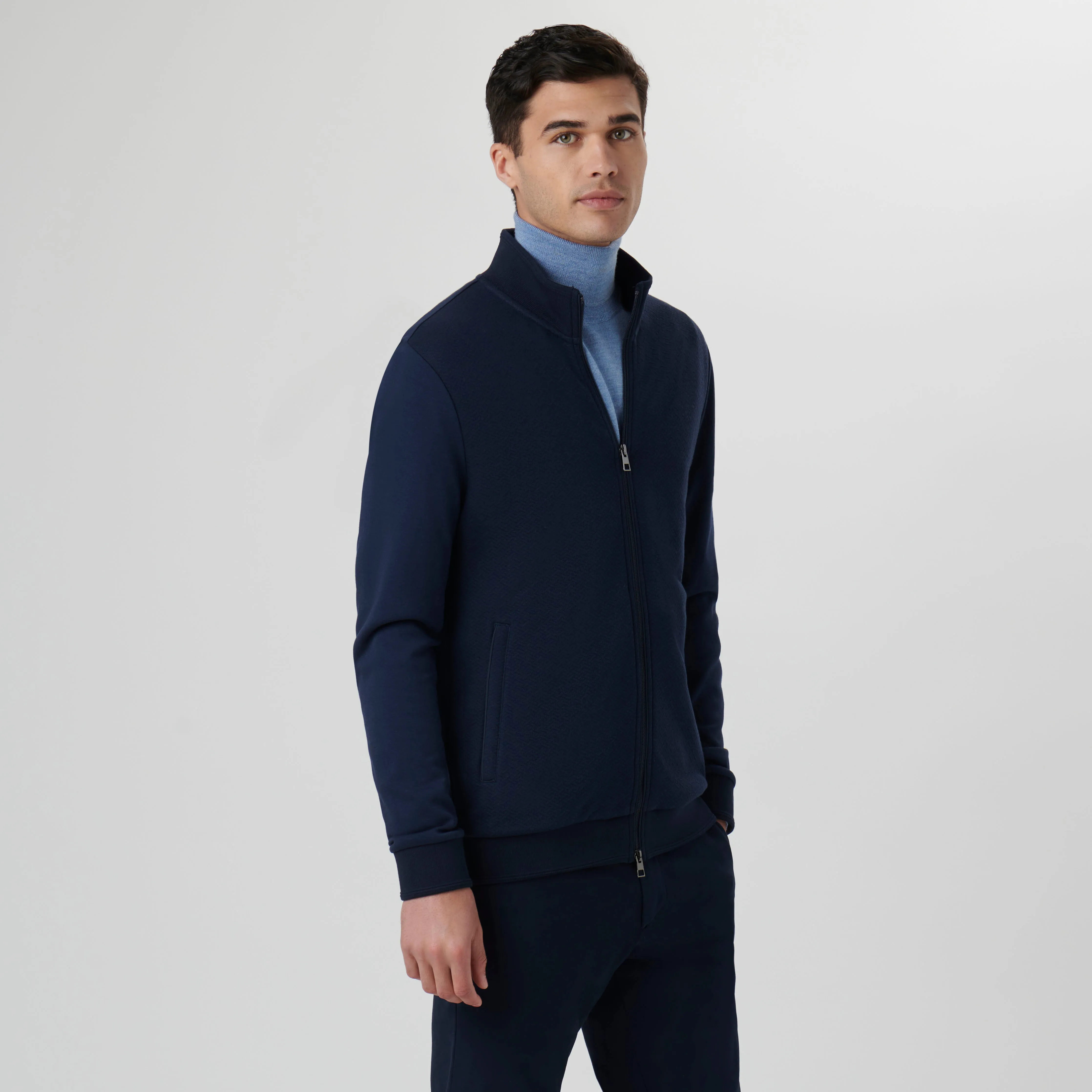 Knit Jacket sold by Bugatchi product image thumbnail 3