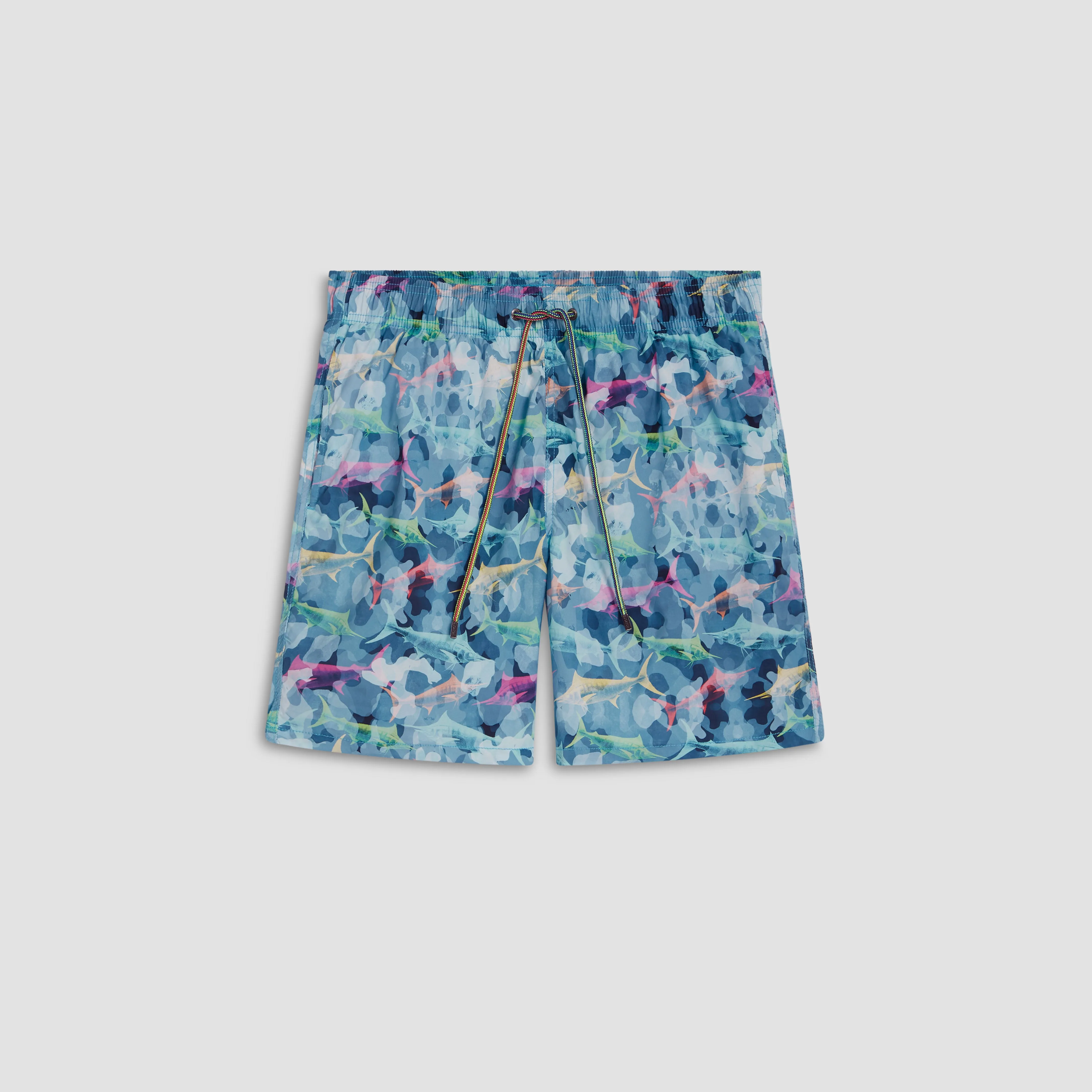Cosmo Fish Swim Trunks sold by Bugatchi