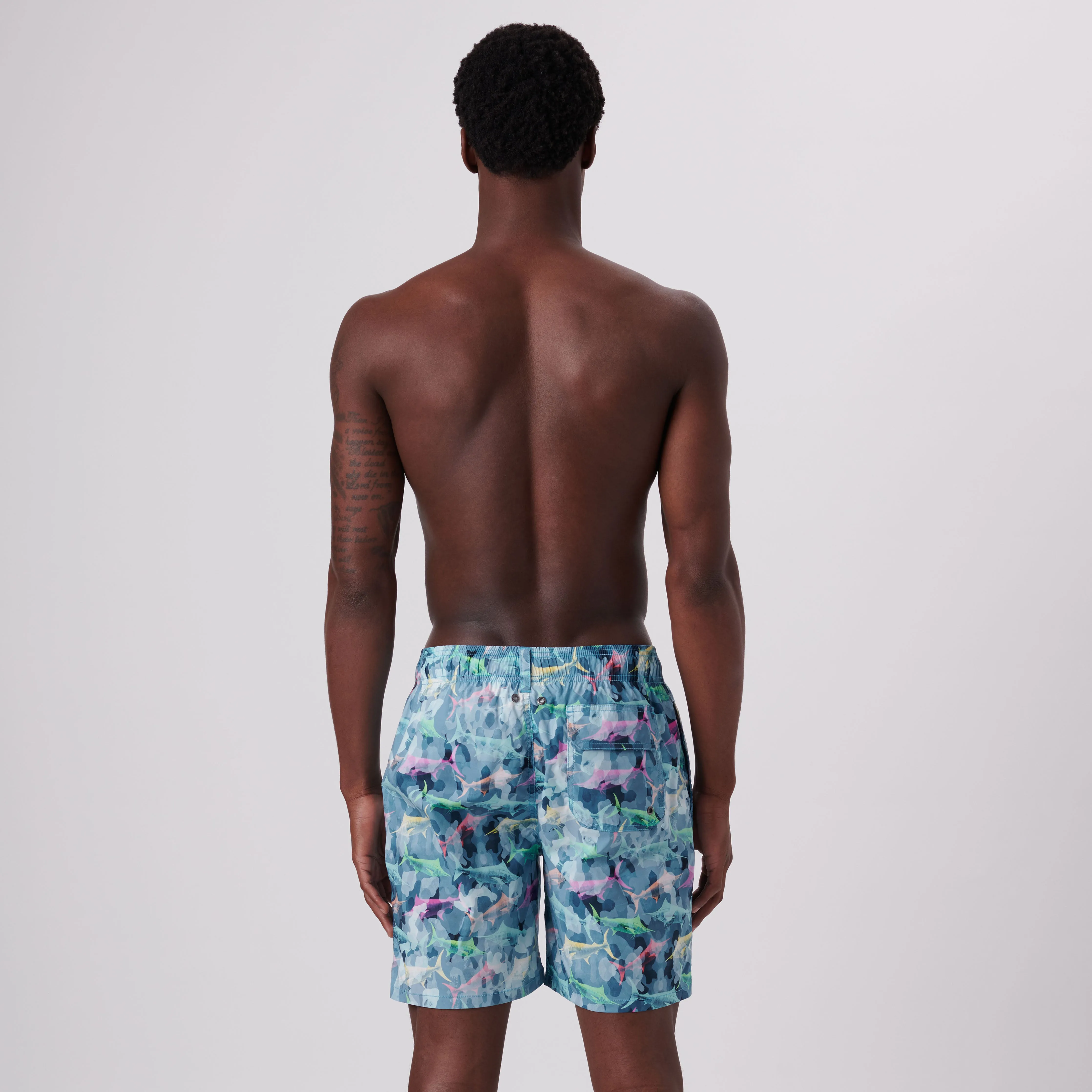 Cosmo Fish Swim Trunks sold by Bugatchi product image thumbnail 5