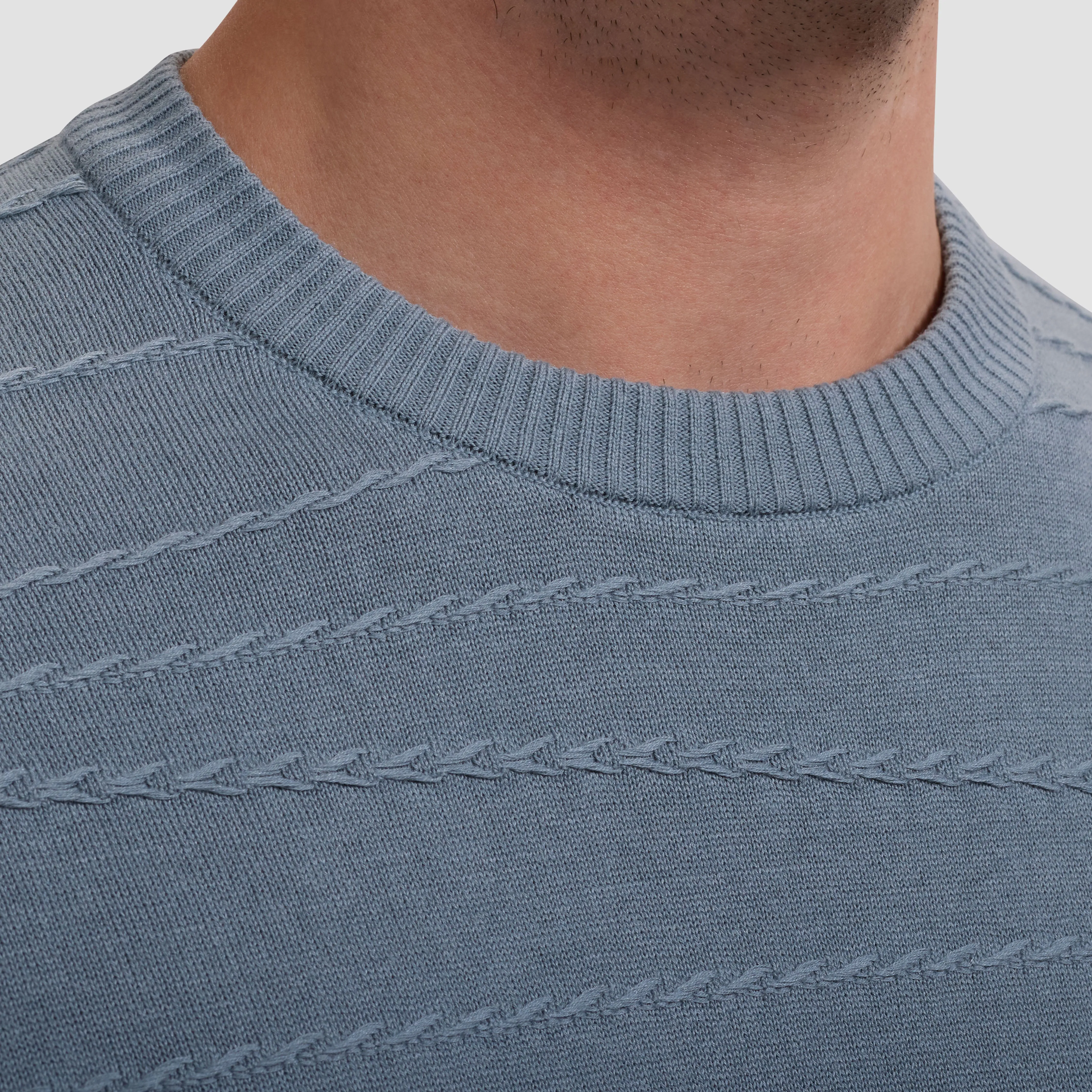 Chain-Link Crewneck Sweater sold by Bugatchi product image thumbnail 5