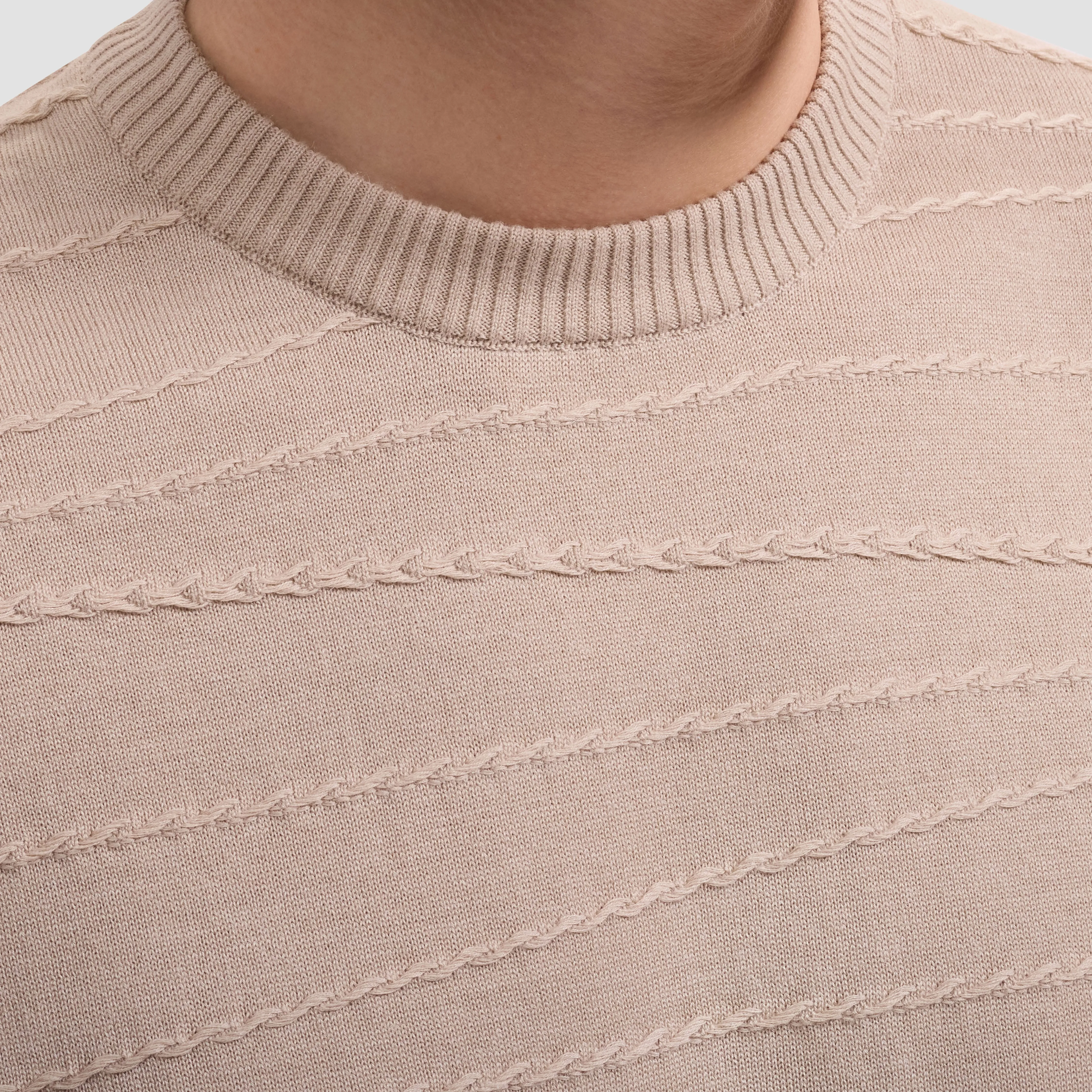 Chain-Link Crewneck Sweater sold by Bugatchi product image thumbnail 5